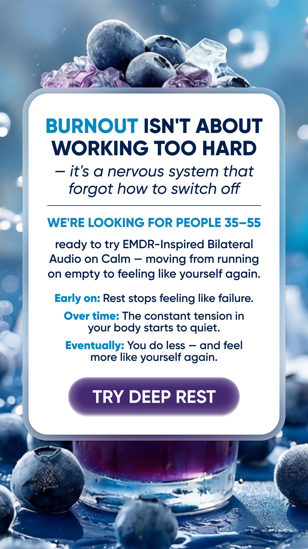 Calm Facebook ad