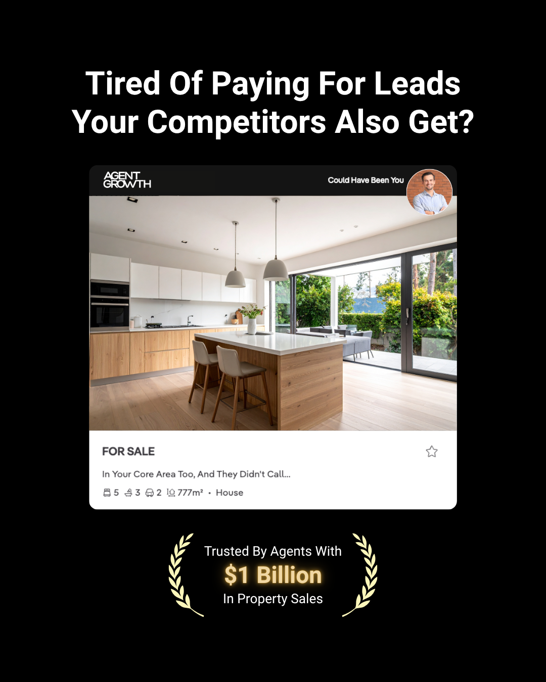 Agent Growth Facebook ad from May 15, 2026