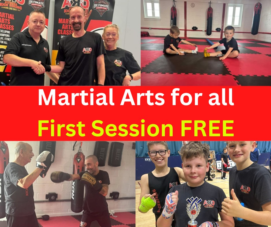Aro Fitness kickboxing & Martial Arts Cowplain Facebook ad from Jan 9, 2026