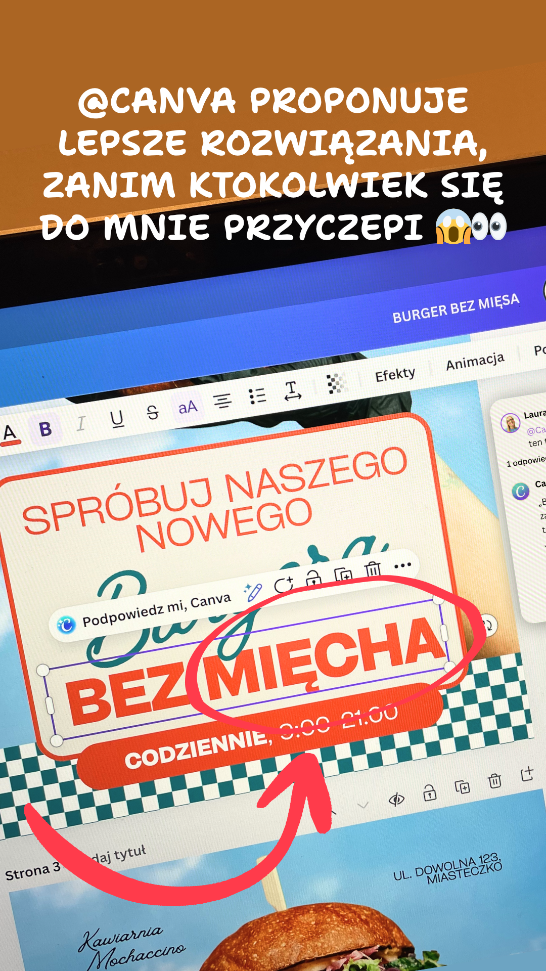 Canva Facebook ad