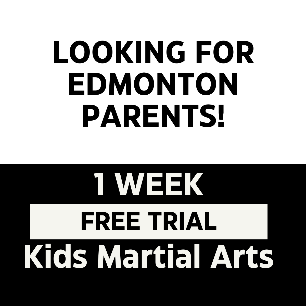 Jigsaw Martial Arts Edmonton Facebook ad
