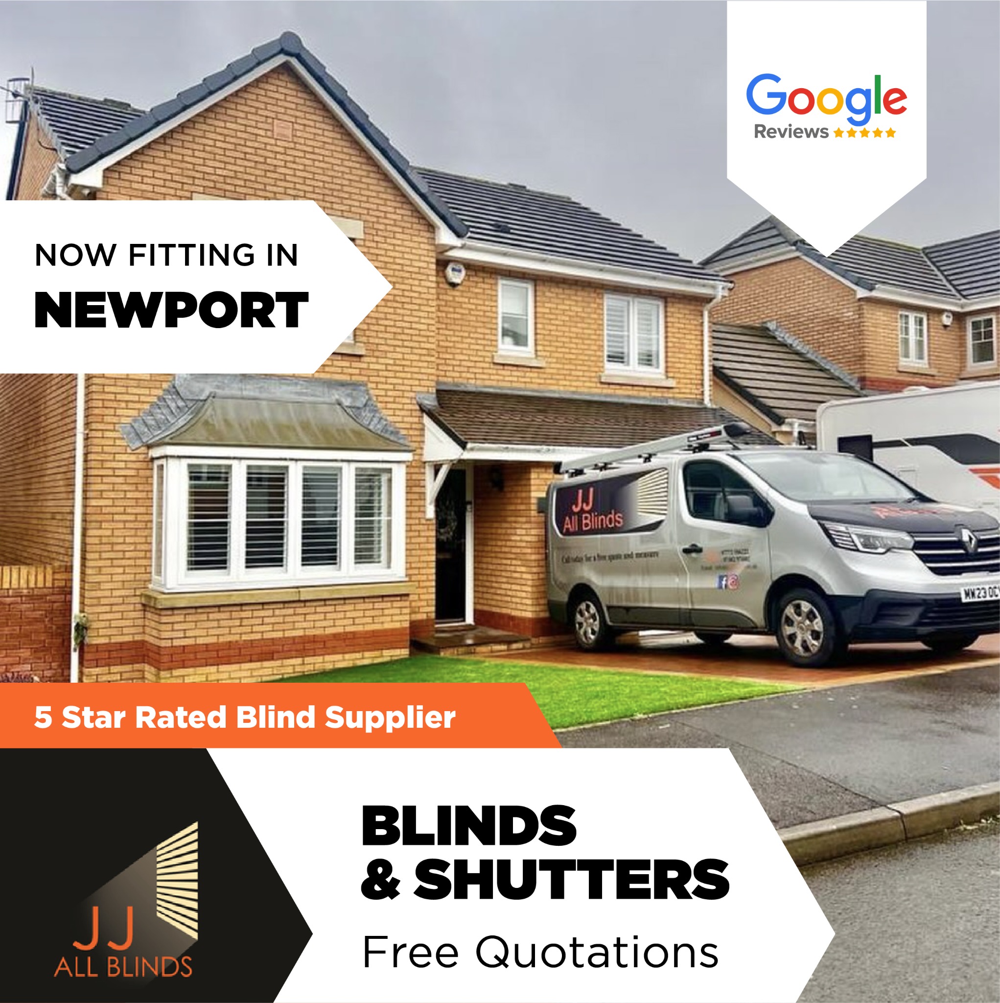 JJ All Blinds Facebook ad: 5-Star Rated Shutters & Blinds provider JJ All…