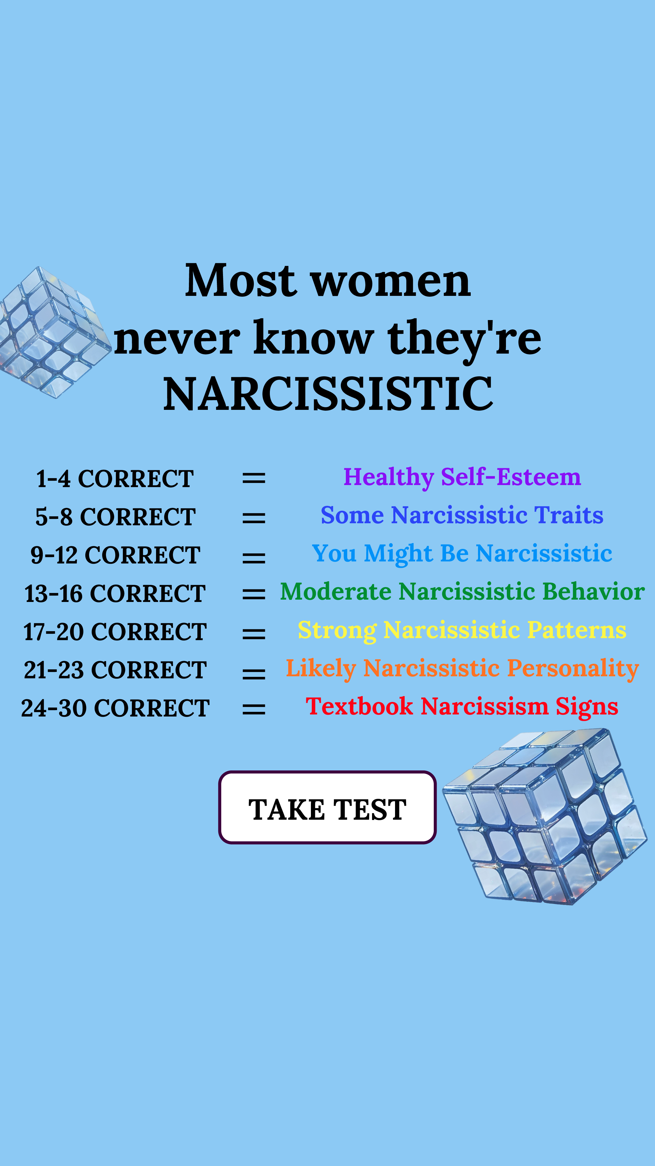 Personality Type Facebook ad