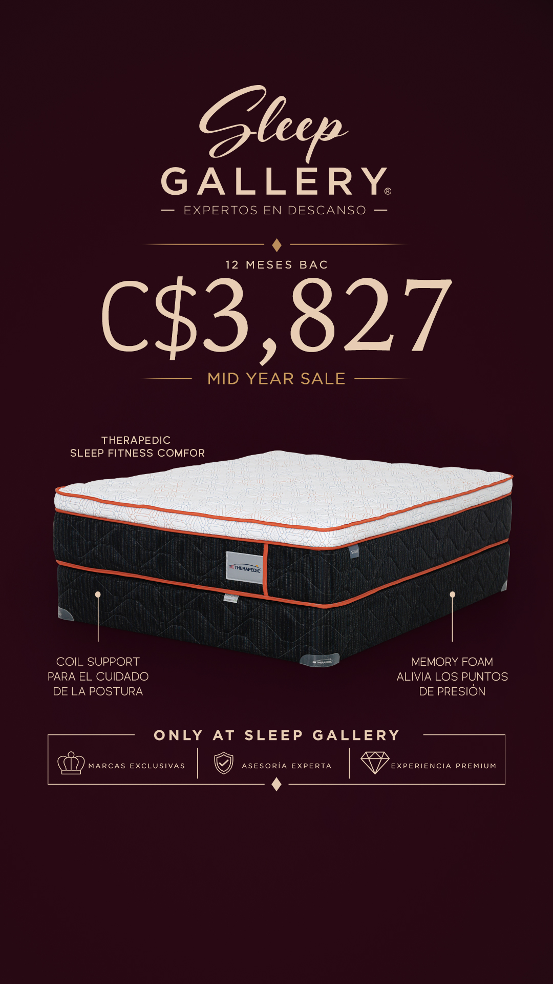 Sleep Gallery Nicaragua Facebook ad from Jun 24, 2026