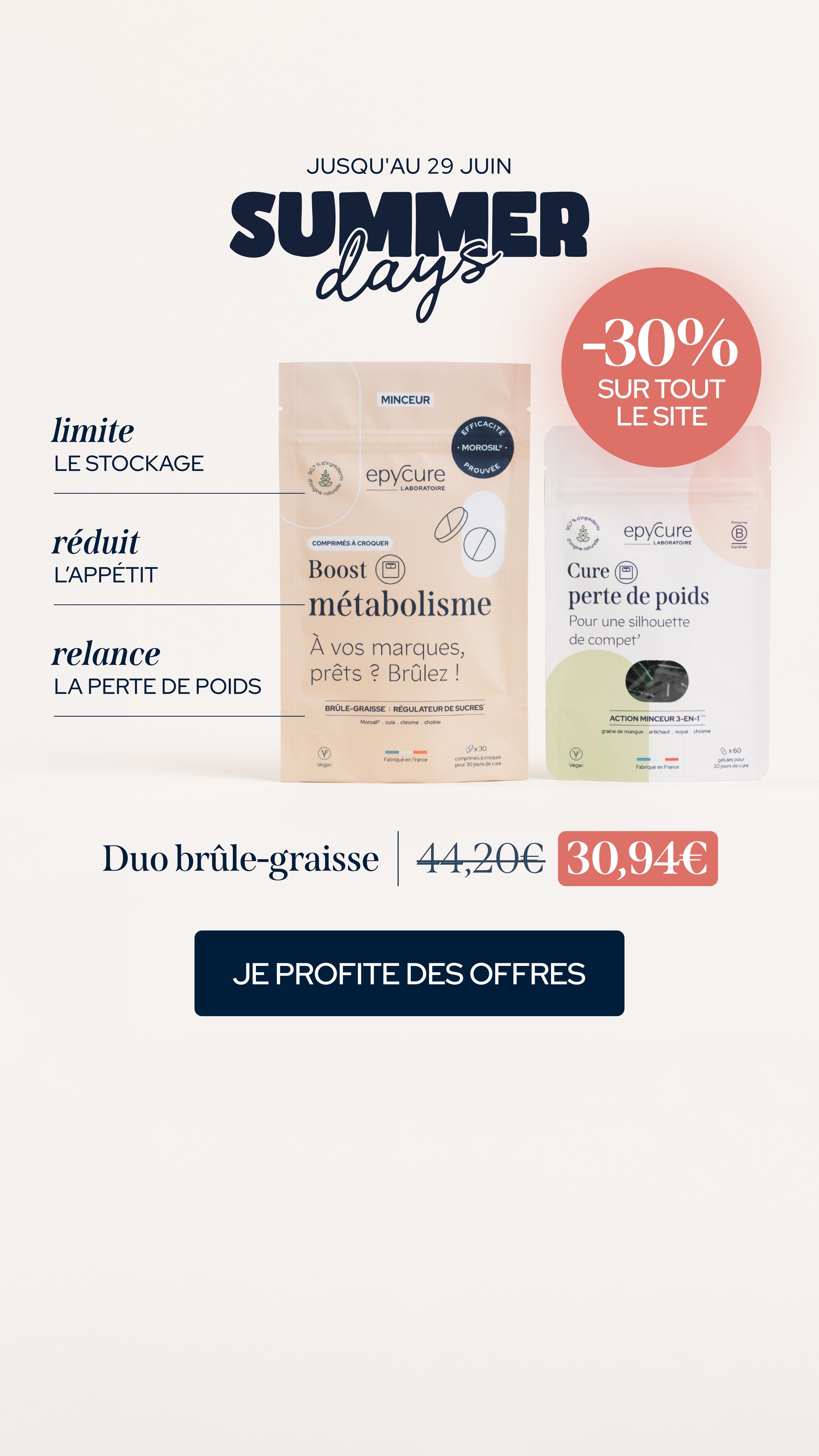Epycure Facebook ad
