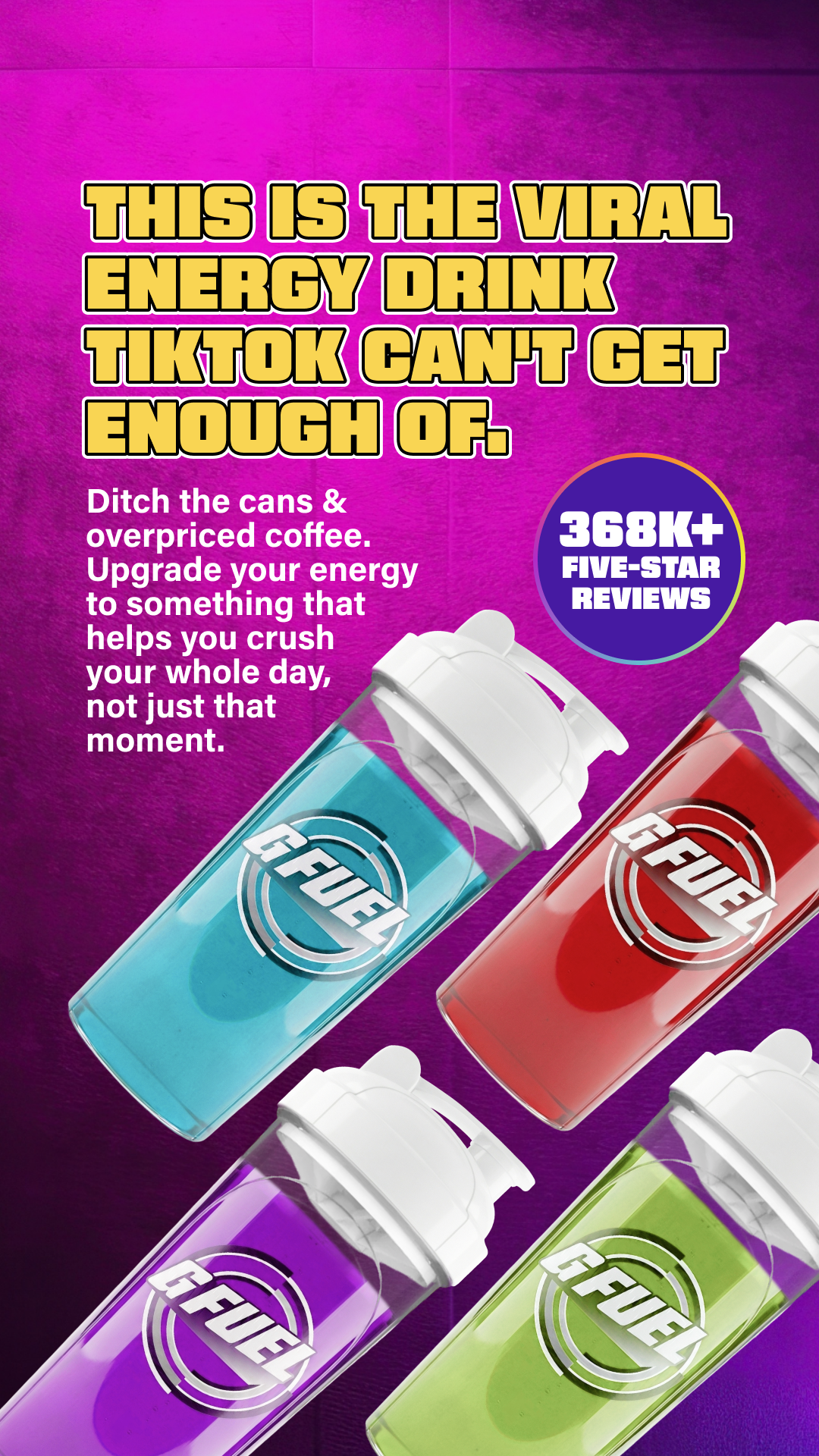 G FUEL Facebook ad