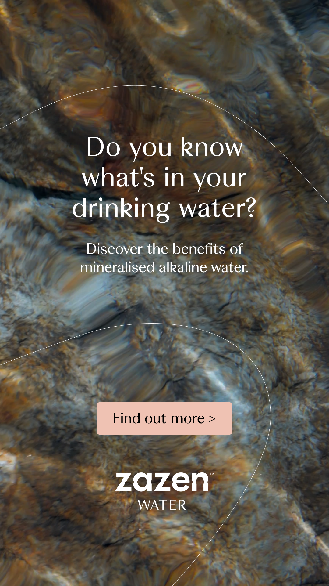zazen Alkaline Water Facebook ad
