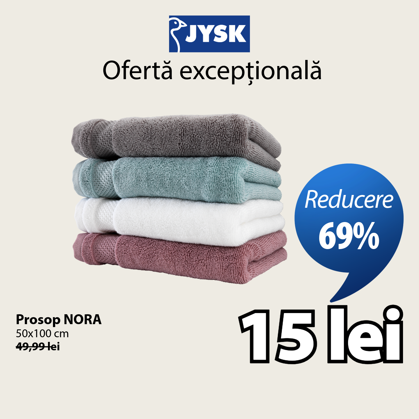 JYSK Romania Facebook ad