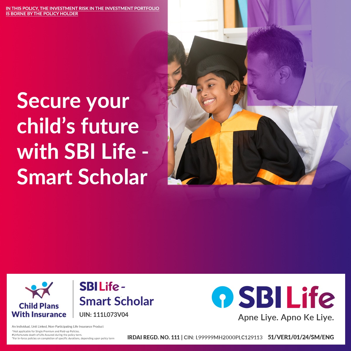 SBI Life Insurance Facebook ad