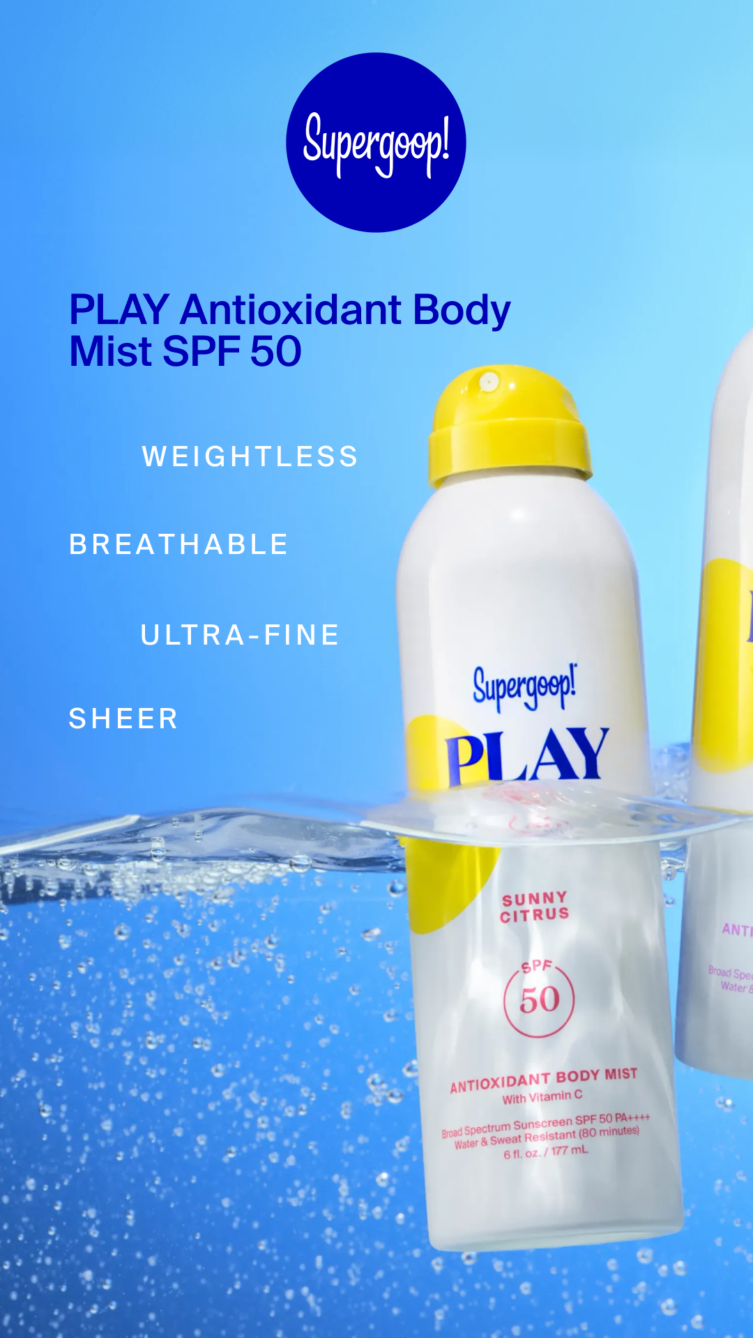 Supergoop Facebook ad
