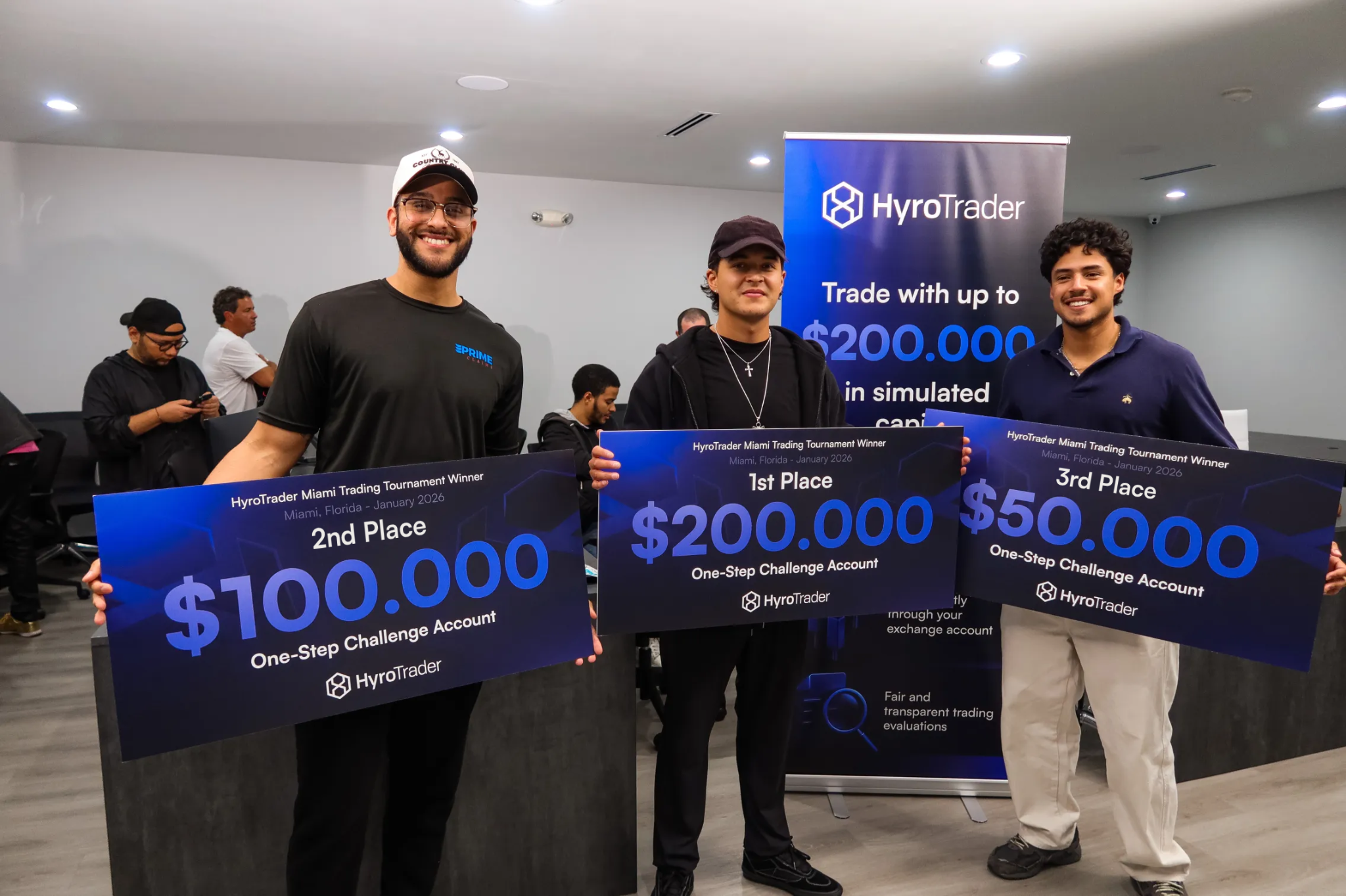 Hyrotrader Facebook ad: Join our free community to participate in the…
