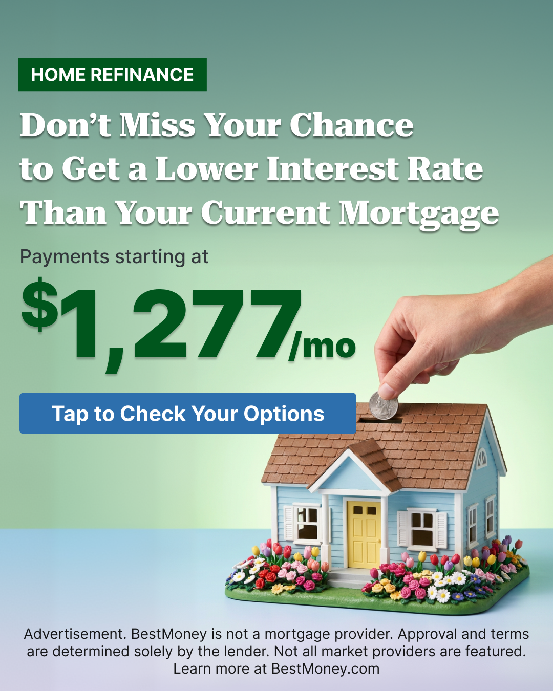 BestMoney - Mortgage Lenders Facebook ad