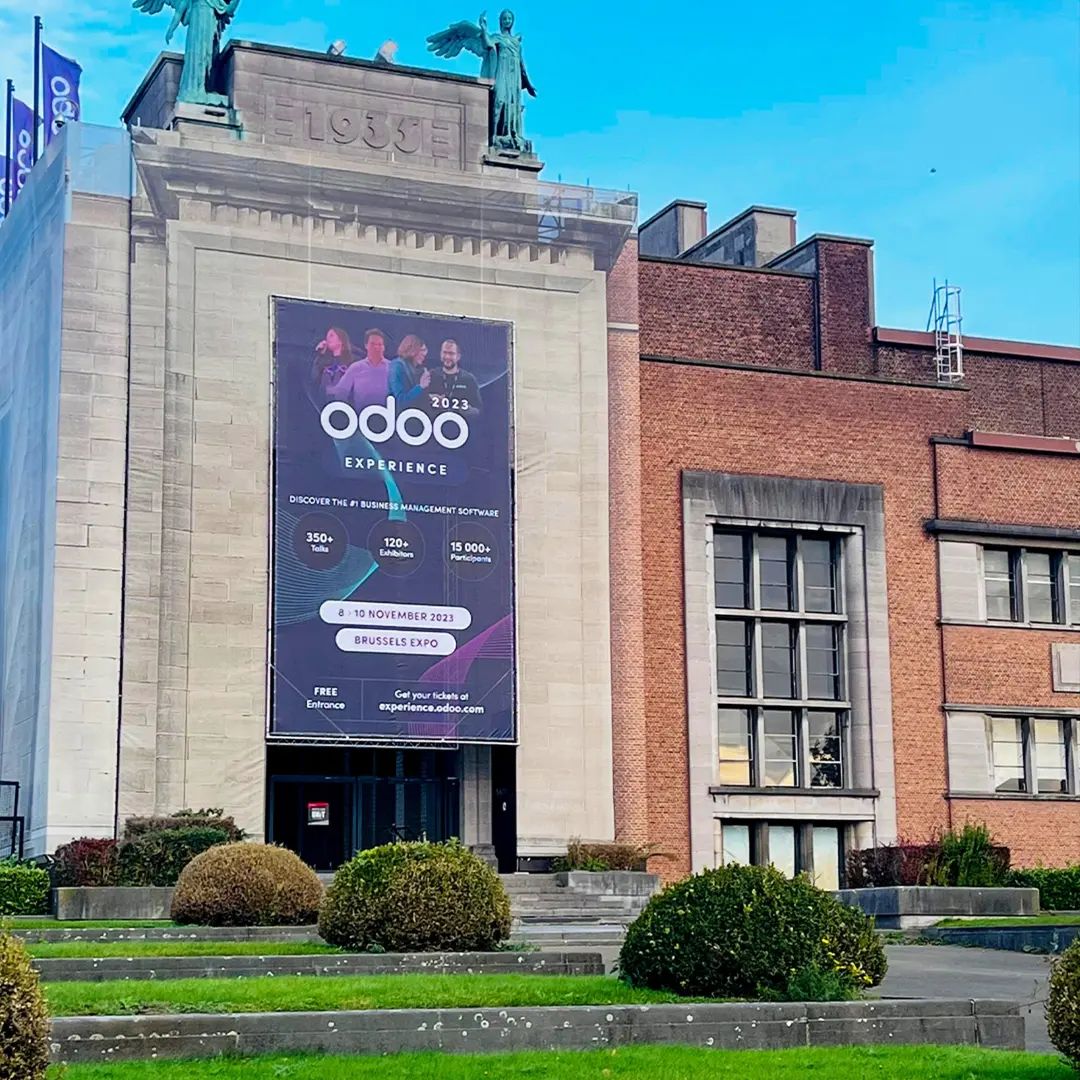 MRT Net Cafe Facebook ad: Introducing Odoo Experience 2023.
