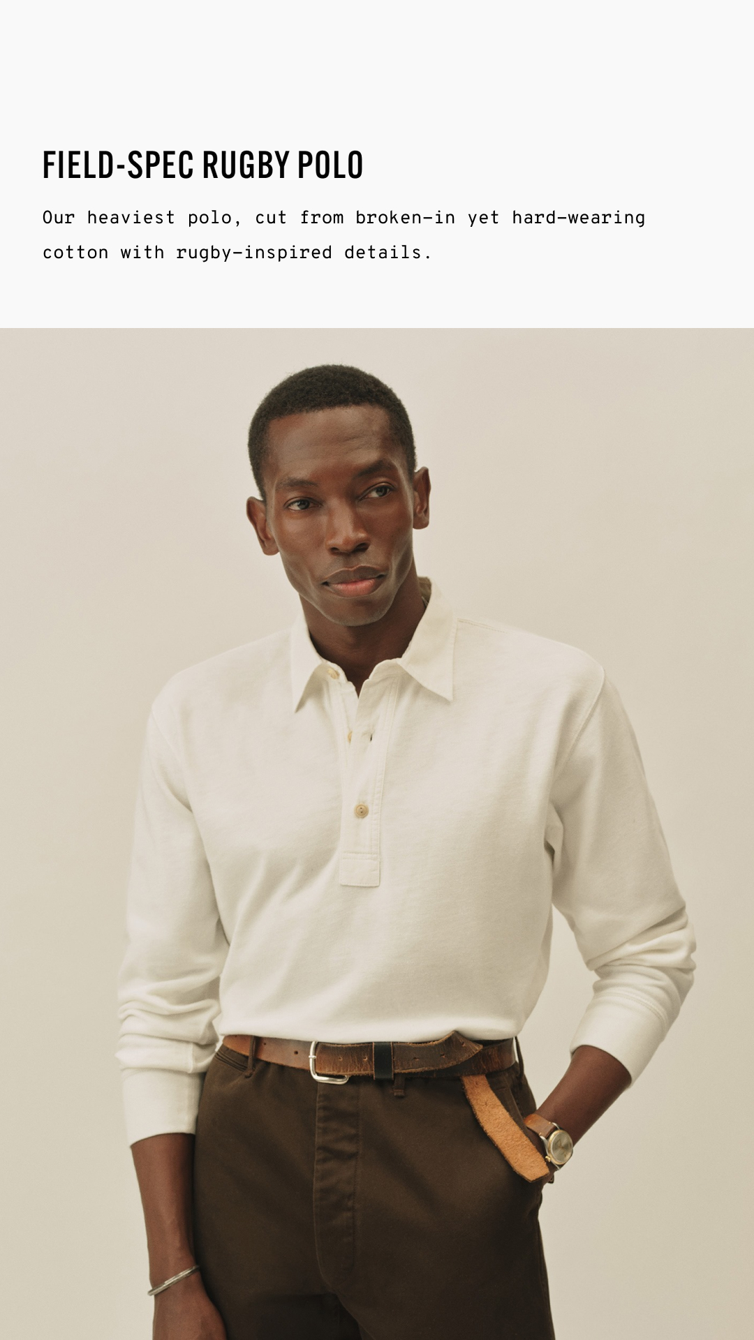 Buck Mason Facebook ad