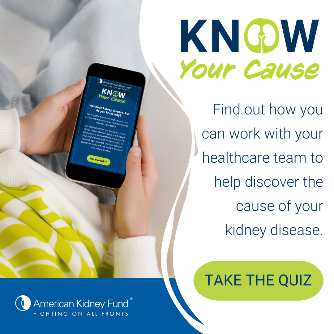 American Kidney Fund Facebook ad