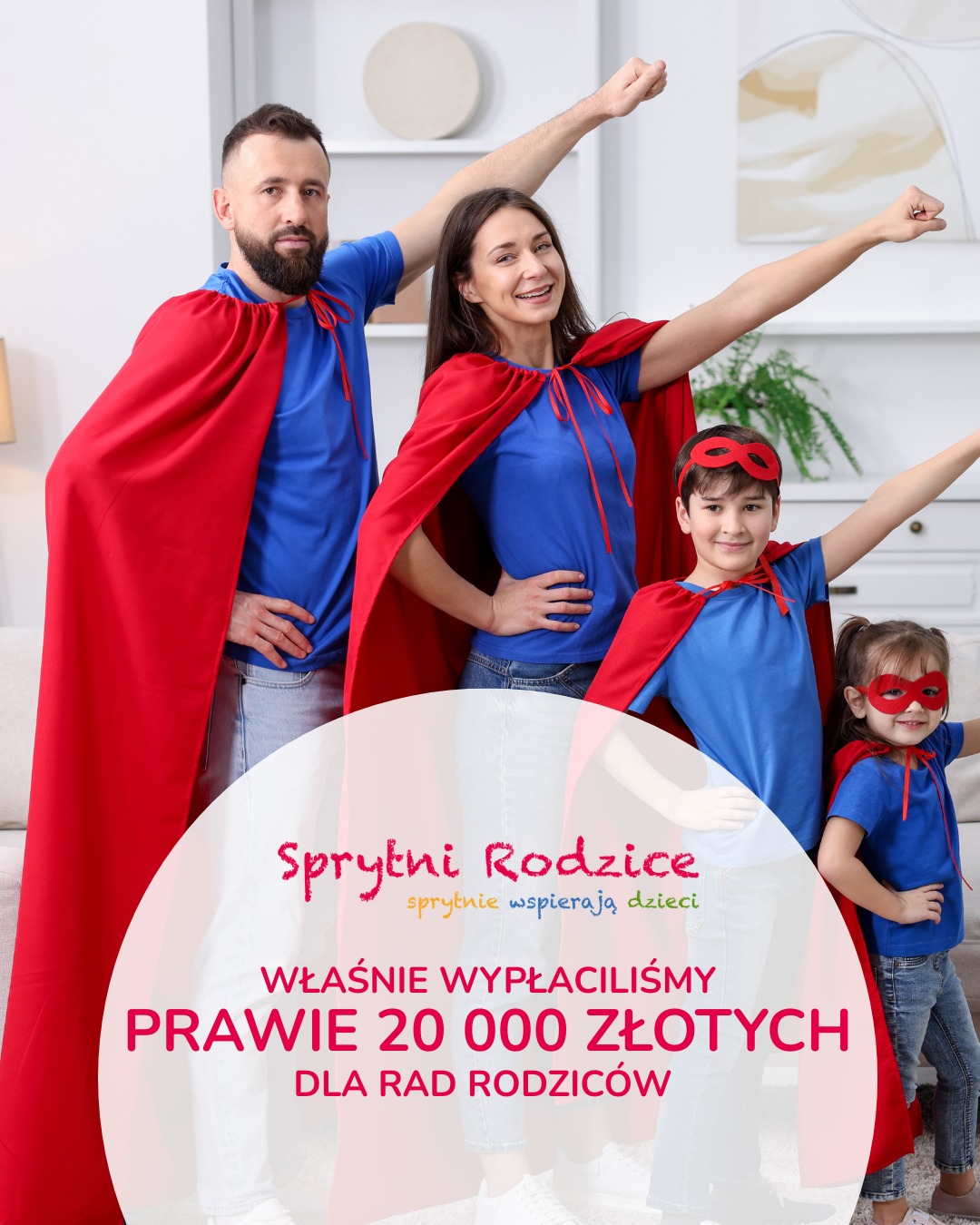Sprytni Rodzice Facebook ad: to! Właśnie wypłaciliśmy prawie 20 000 złotych dla…