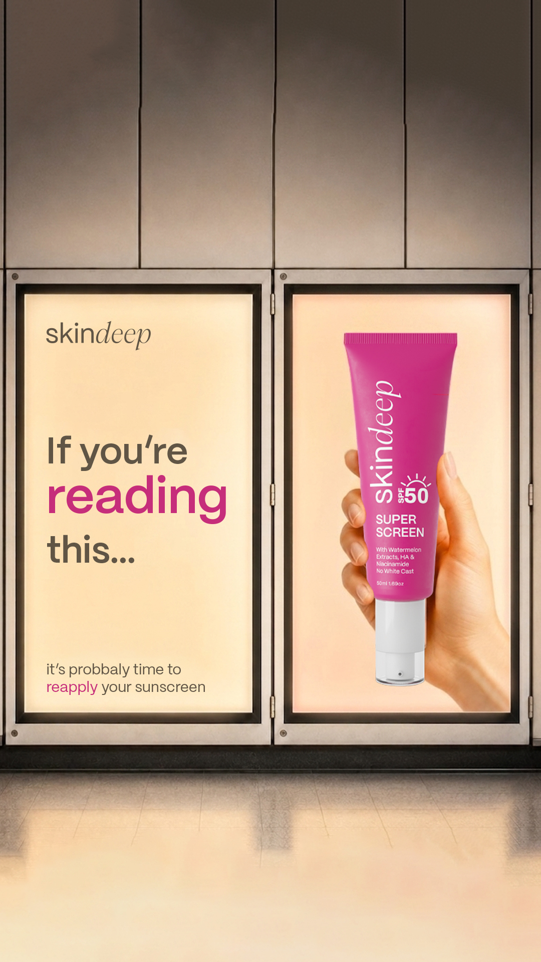 Skin Deep Facebook ad