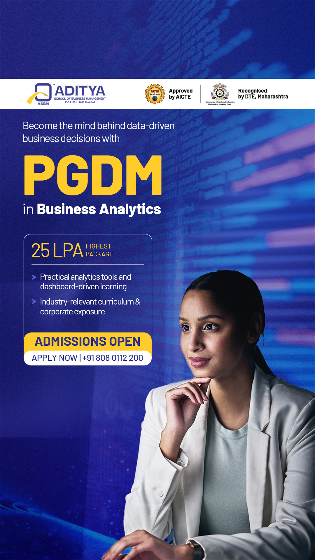 Aditya School of Business Management Facebook ad from Dec 31, 2025
