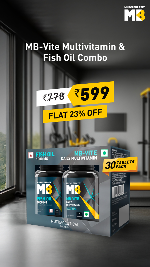 MuscleBlaze Facebook ad