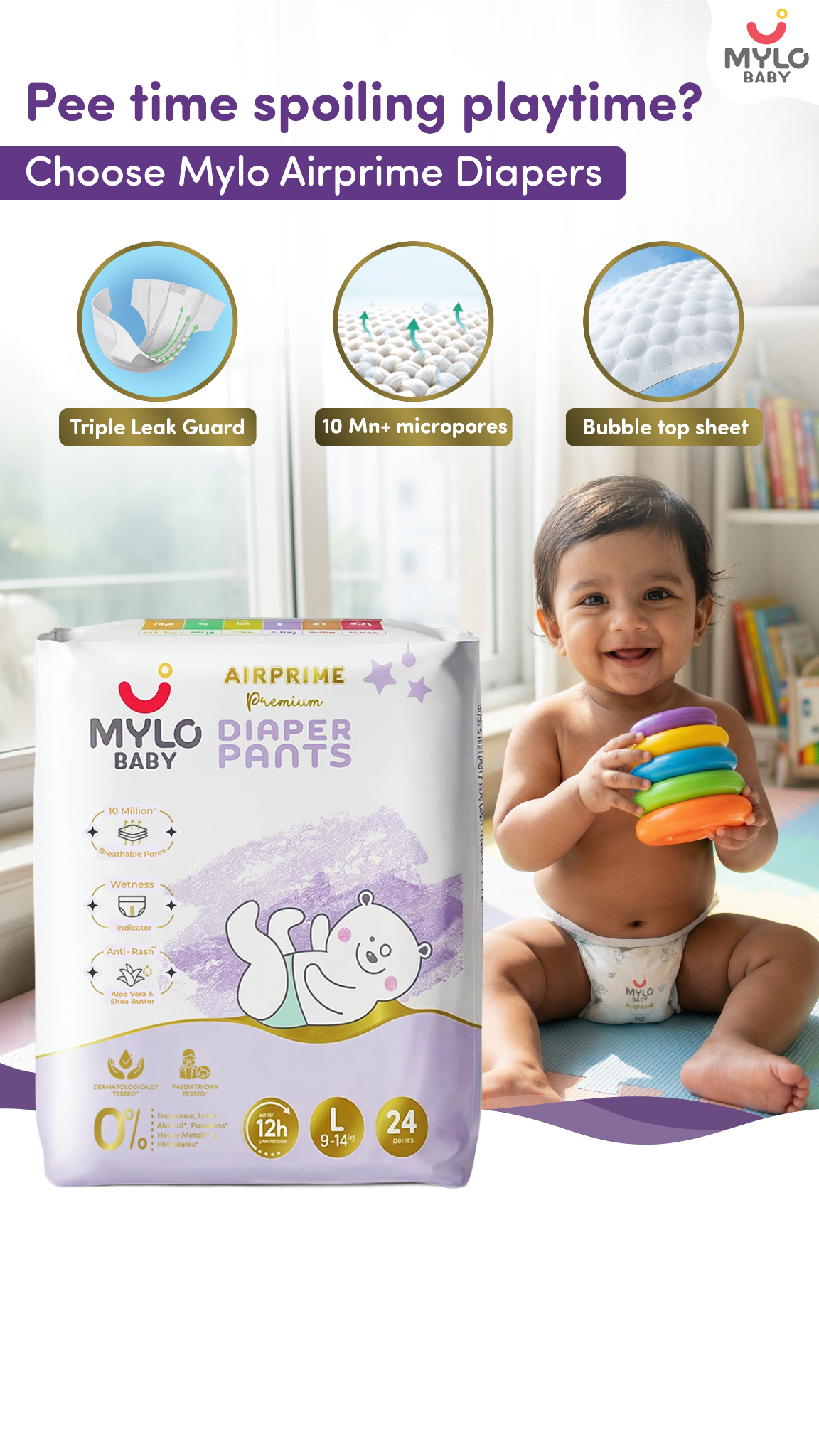 Mylo Baby Facebook ad