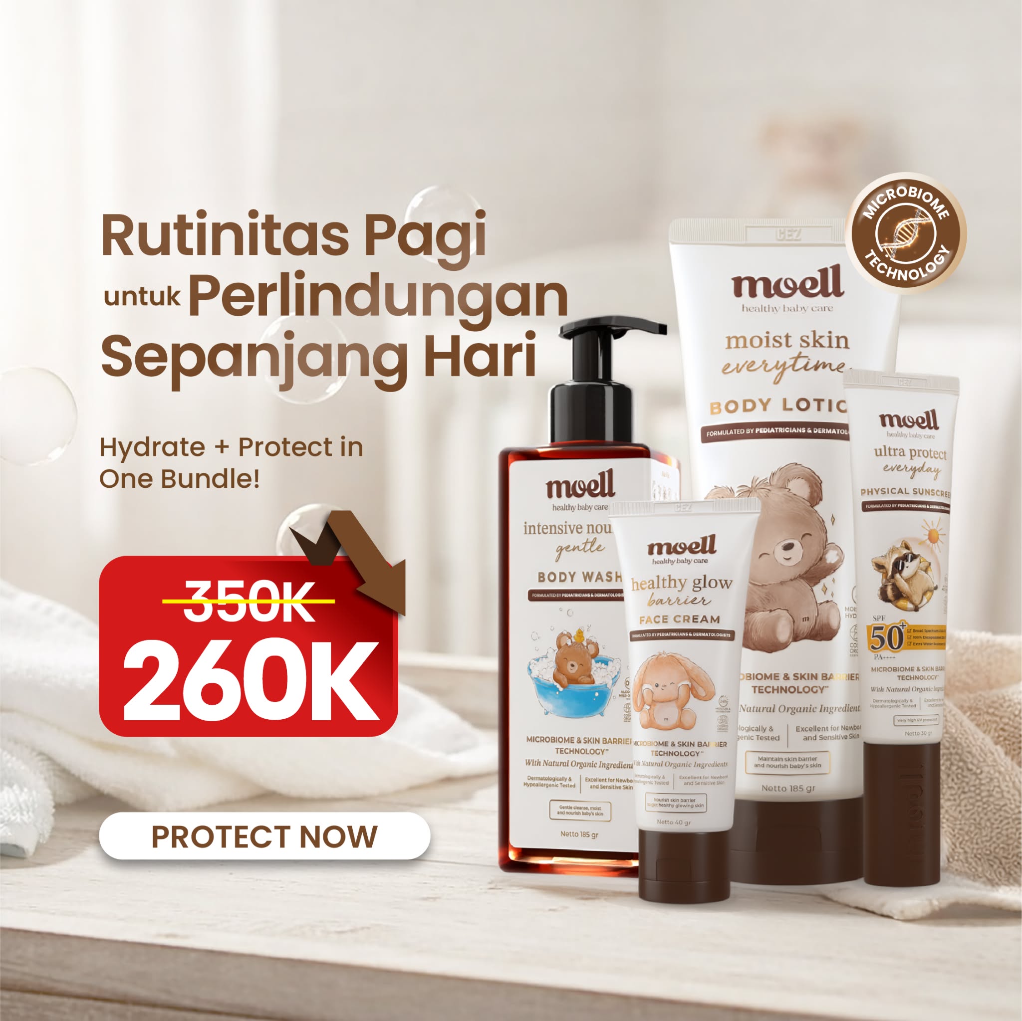 Moell Hair & Body Care  Facebook ad