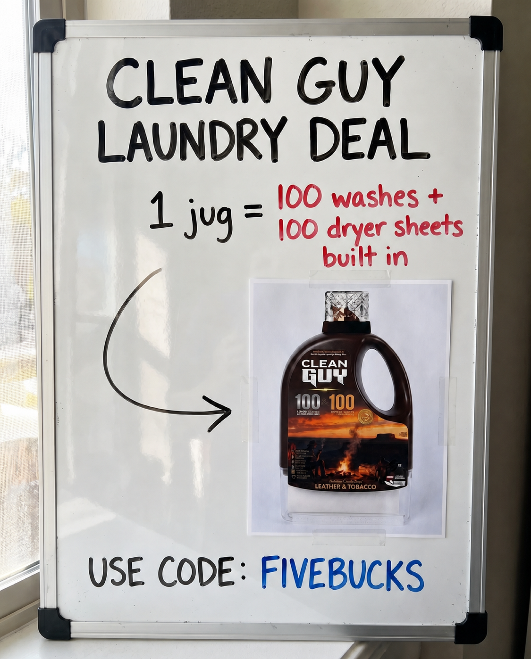 Clean Guy Facebook ad: You're a dude, not a lilac.