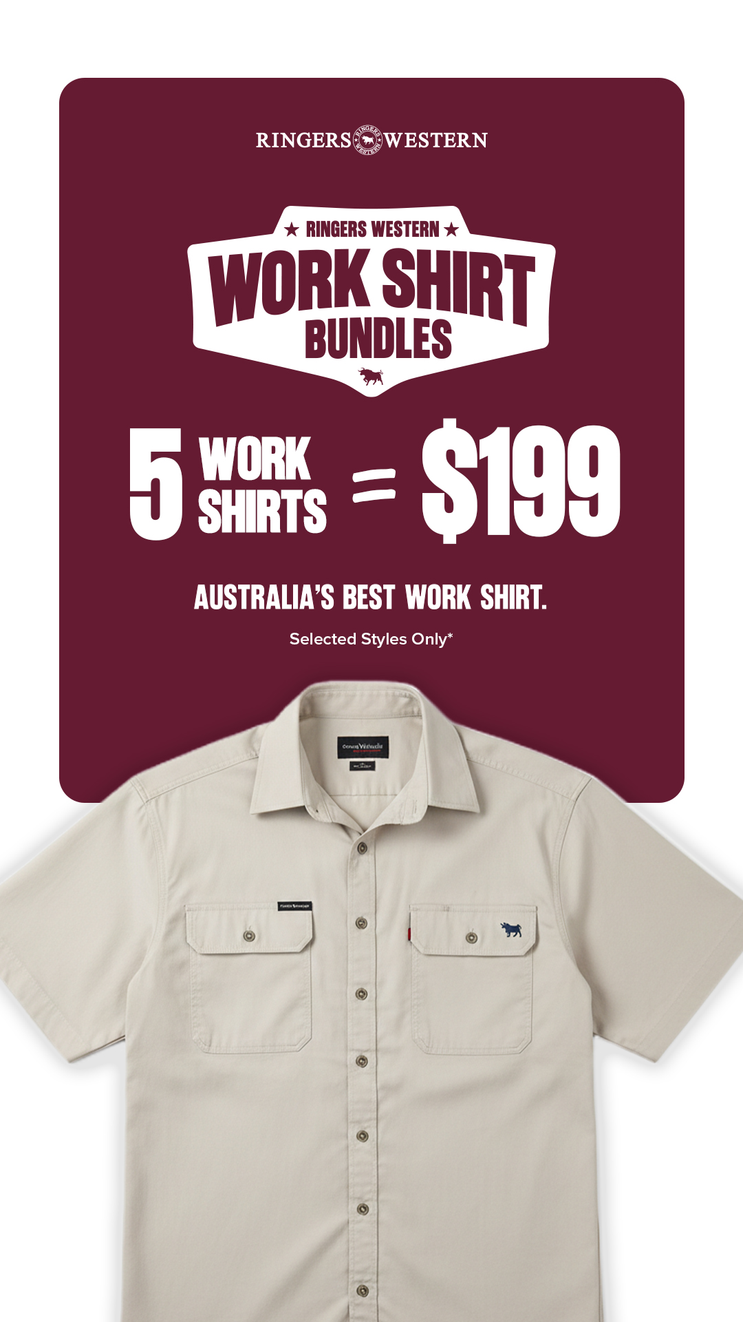 Ringers Western Facebook ad