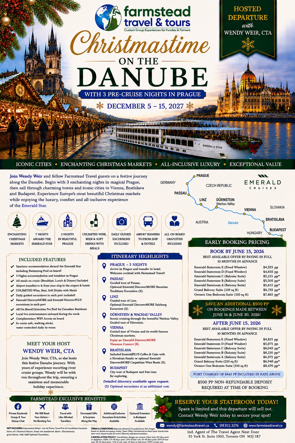 Farmstead Tours & Travel - Wendy Weir CTA Facebook ad: BOOK BY END OF DAY JUNE 15TH 2026…