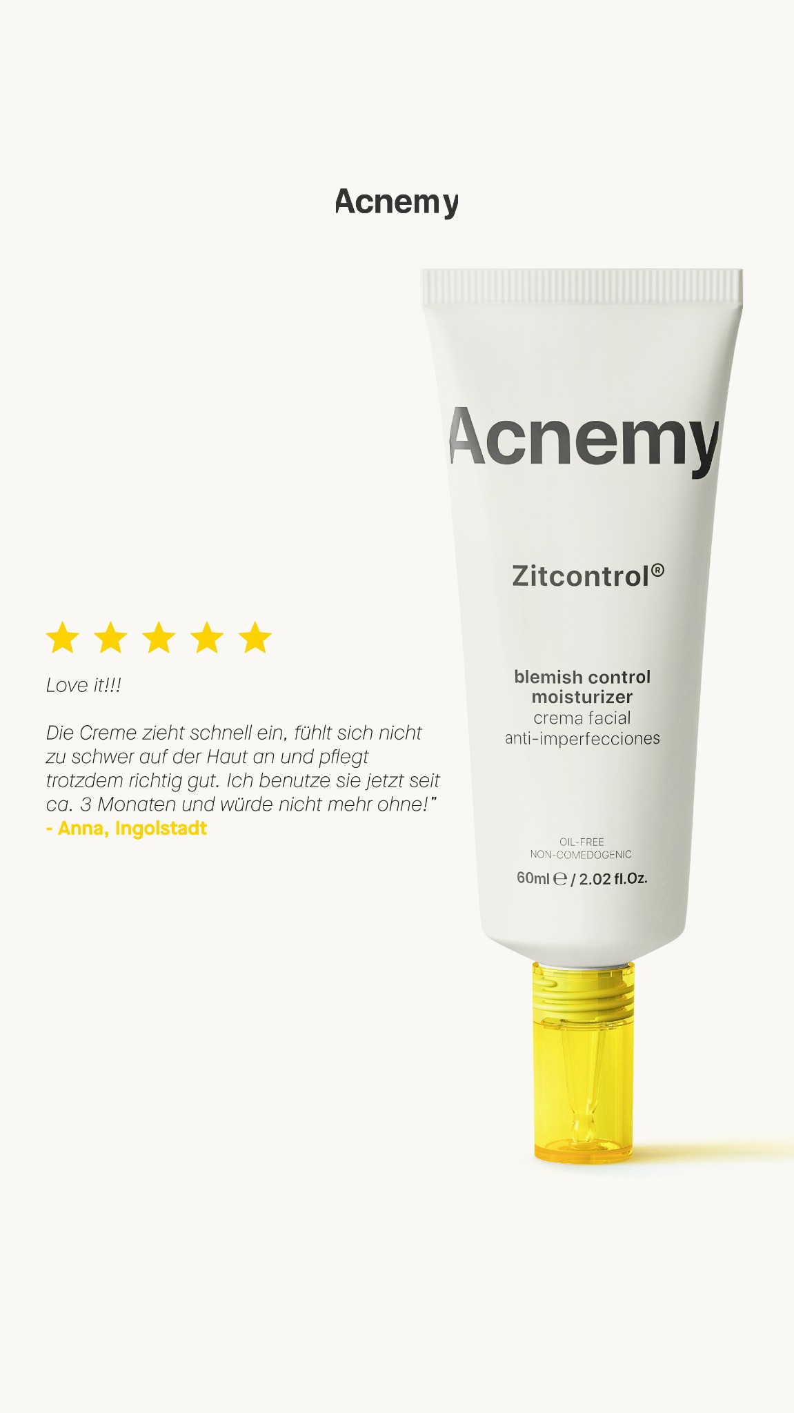Niche Beauty Lab Facebook ad: Sag STOPP zu Akne, mit dieser einzigartigen Formel