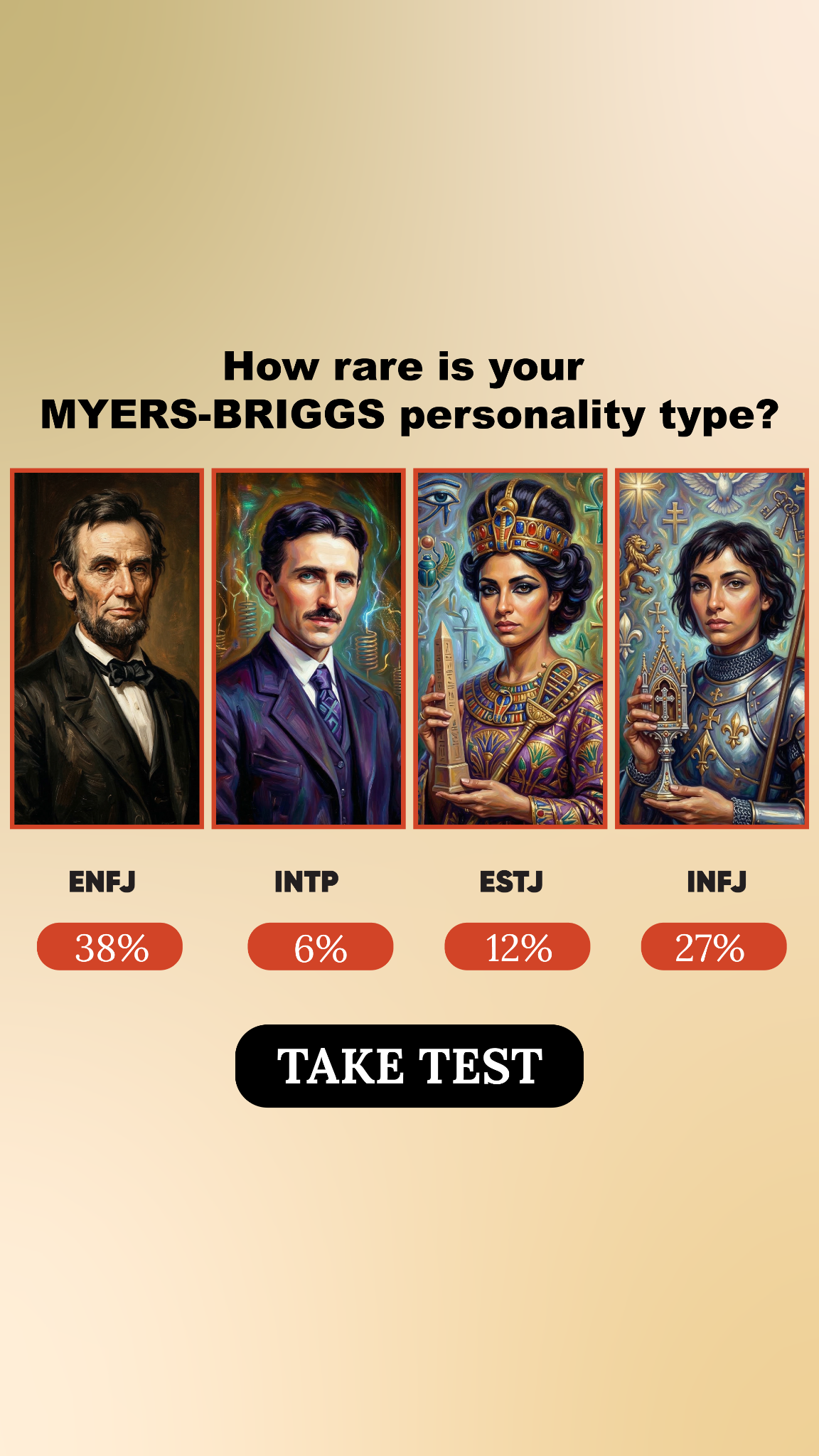 Personality Type Facebook ad