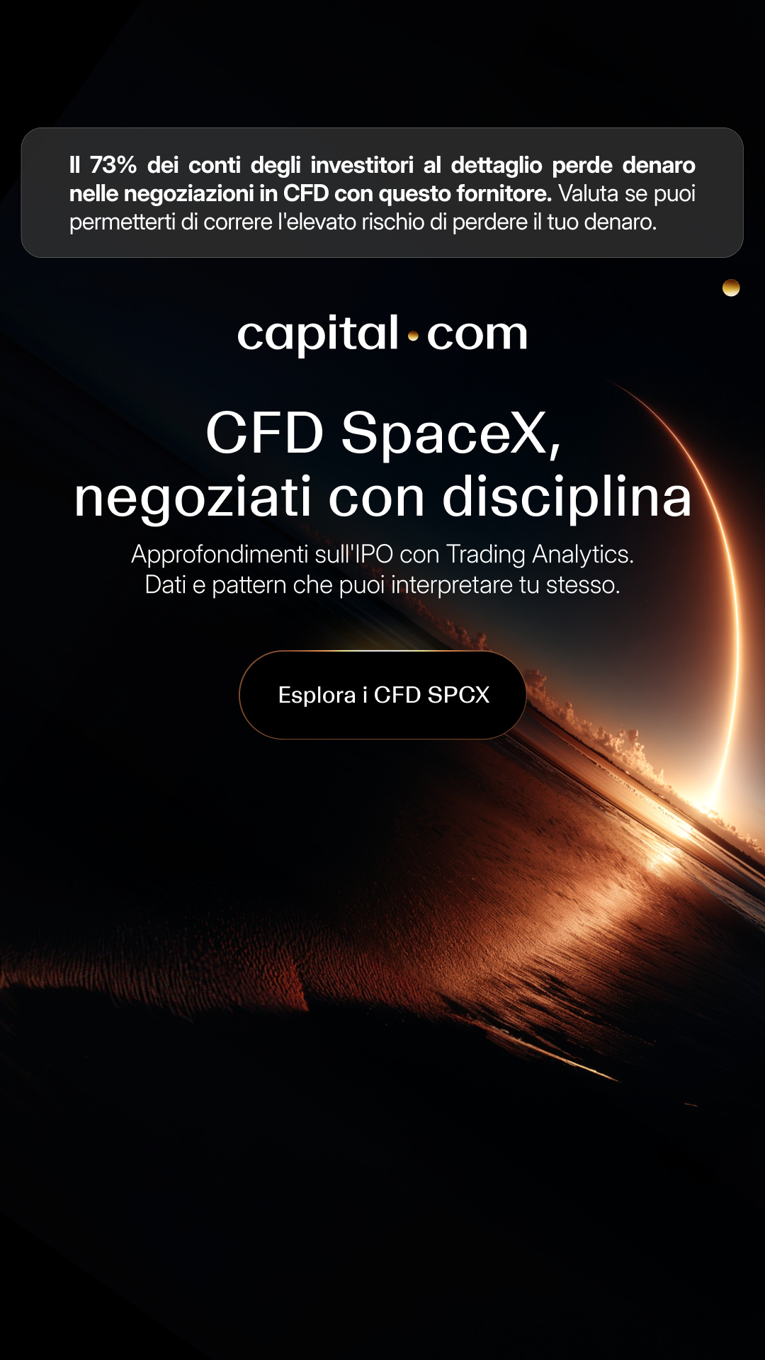 Capital.com International Facebook ad