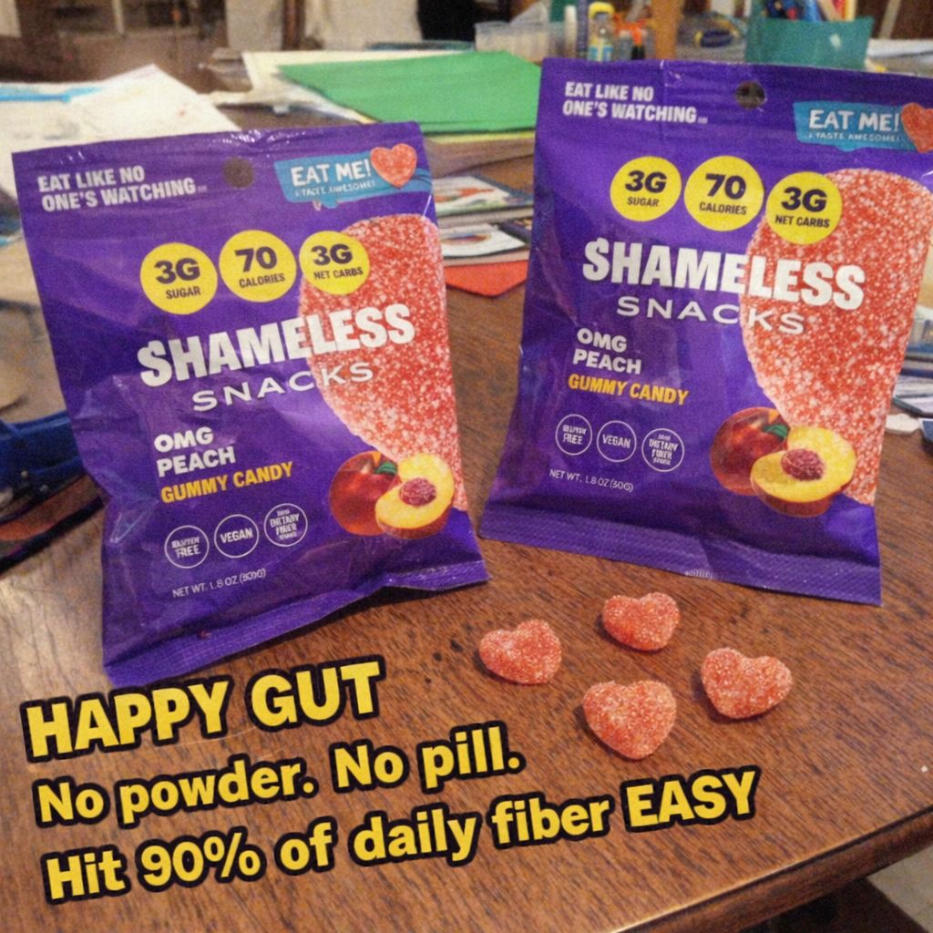 Shameless Snacks Facebook ad