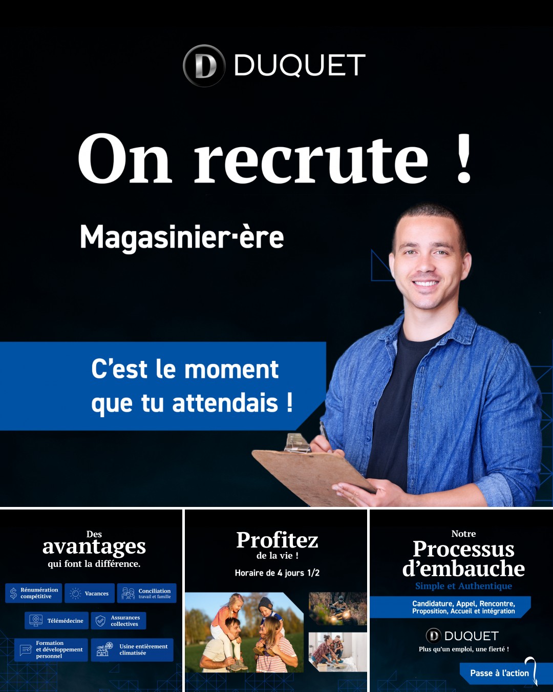 Métal Duquet Facebook ad: Passe à l'action