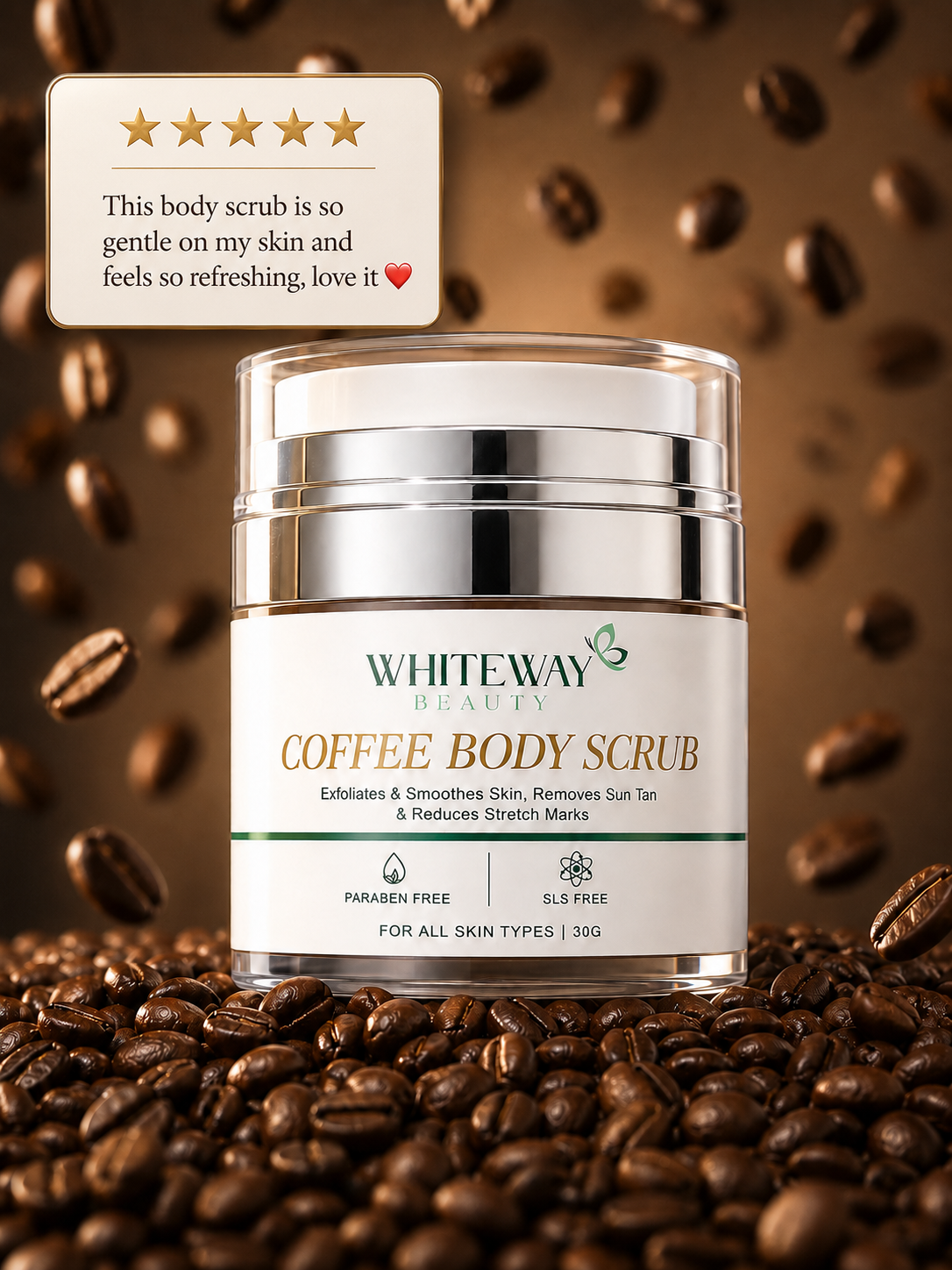 Whiteway Beauty Facebook ad: Customers Love the Glow!