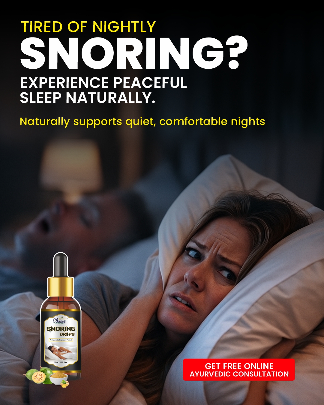 Vedobi India Facebook ad: Bring Calm Back To The Night