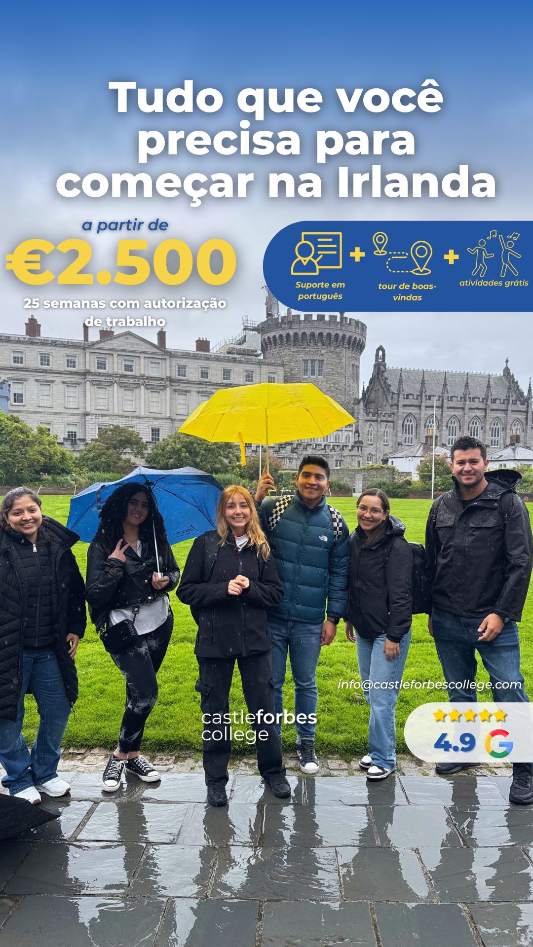 Castleforbes College - English Language School Facebook ad