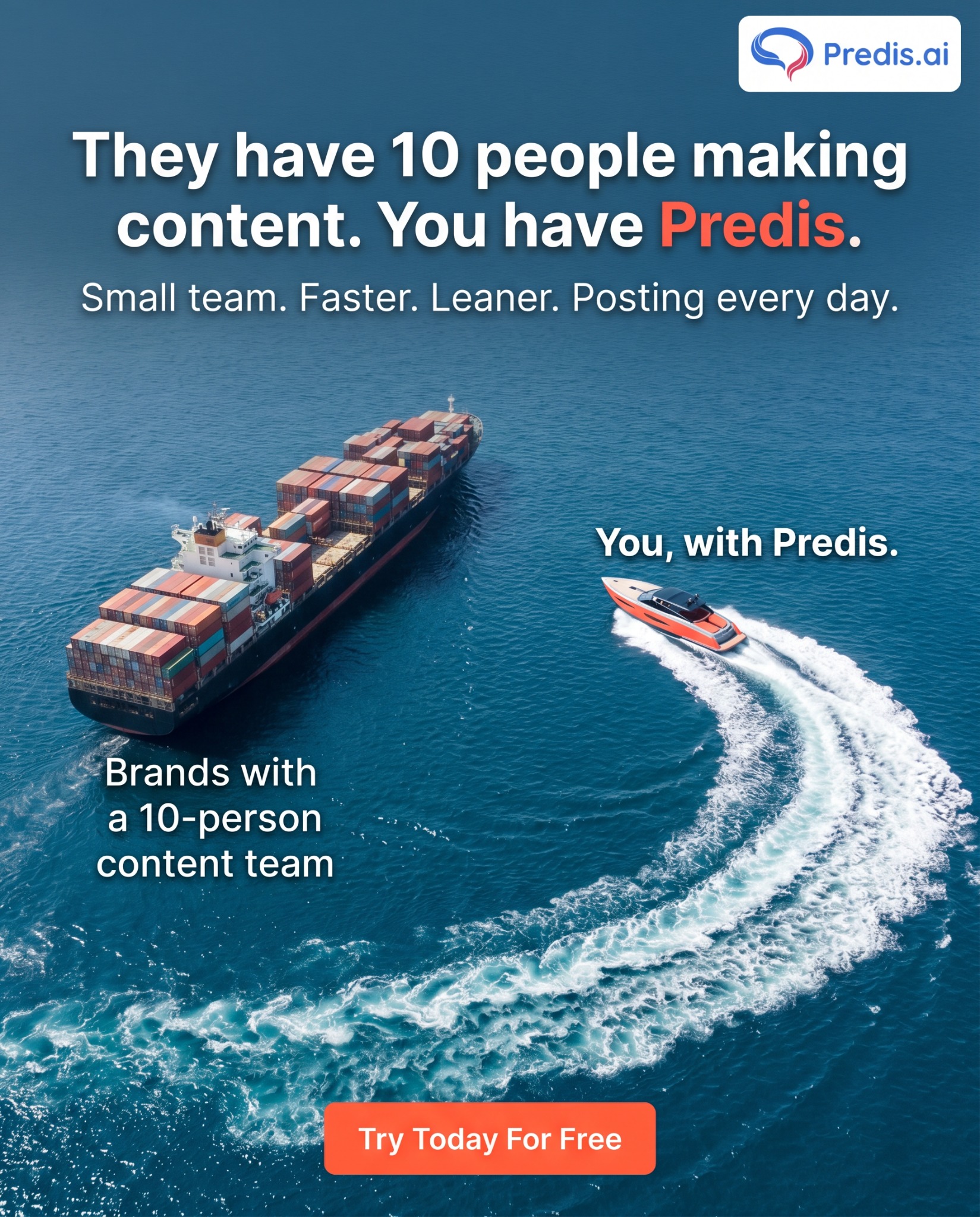 Predis.ai Facebook ad