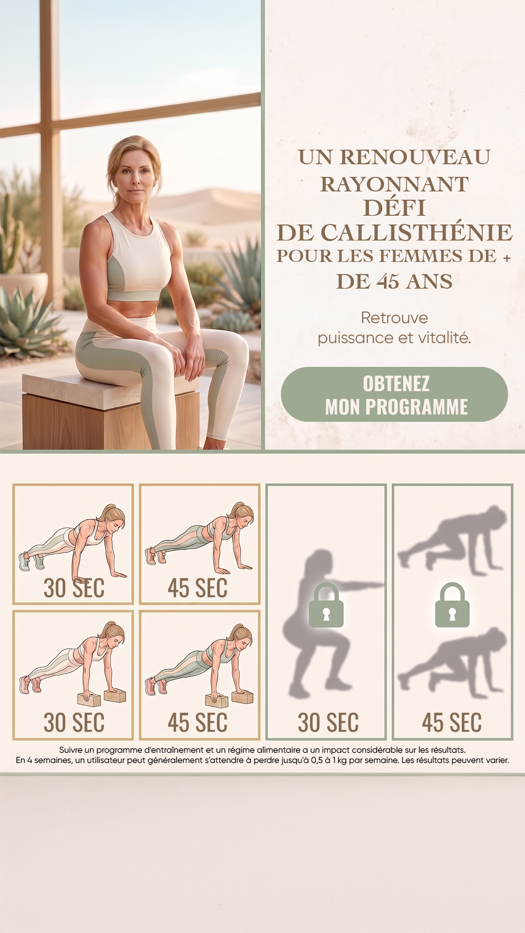 28 Day Challenge Facebook ad: Adoptez de meilleures habitudes en 4 semaines
