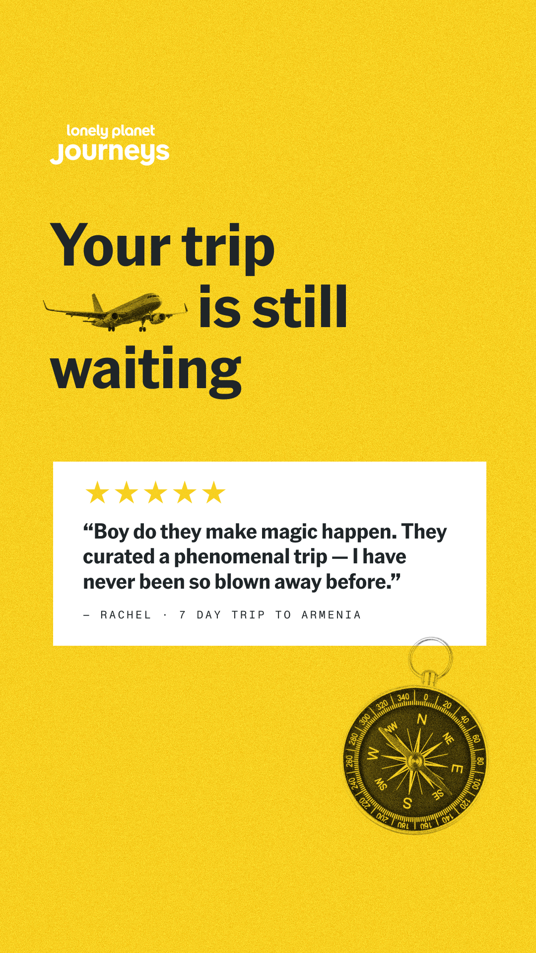 Lonely Planet Journeys Facebook ad: Want the local route?