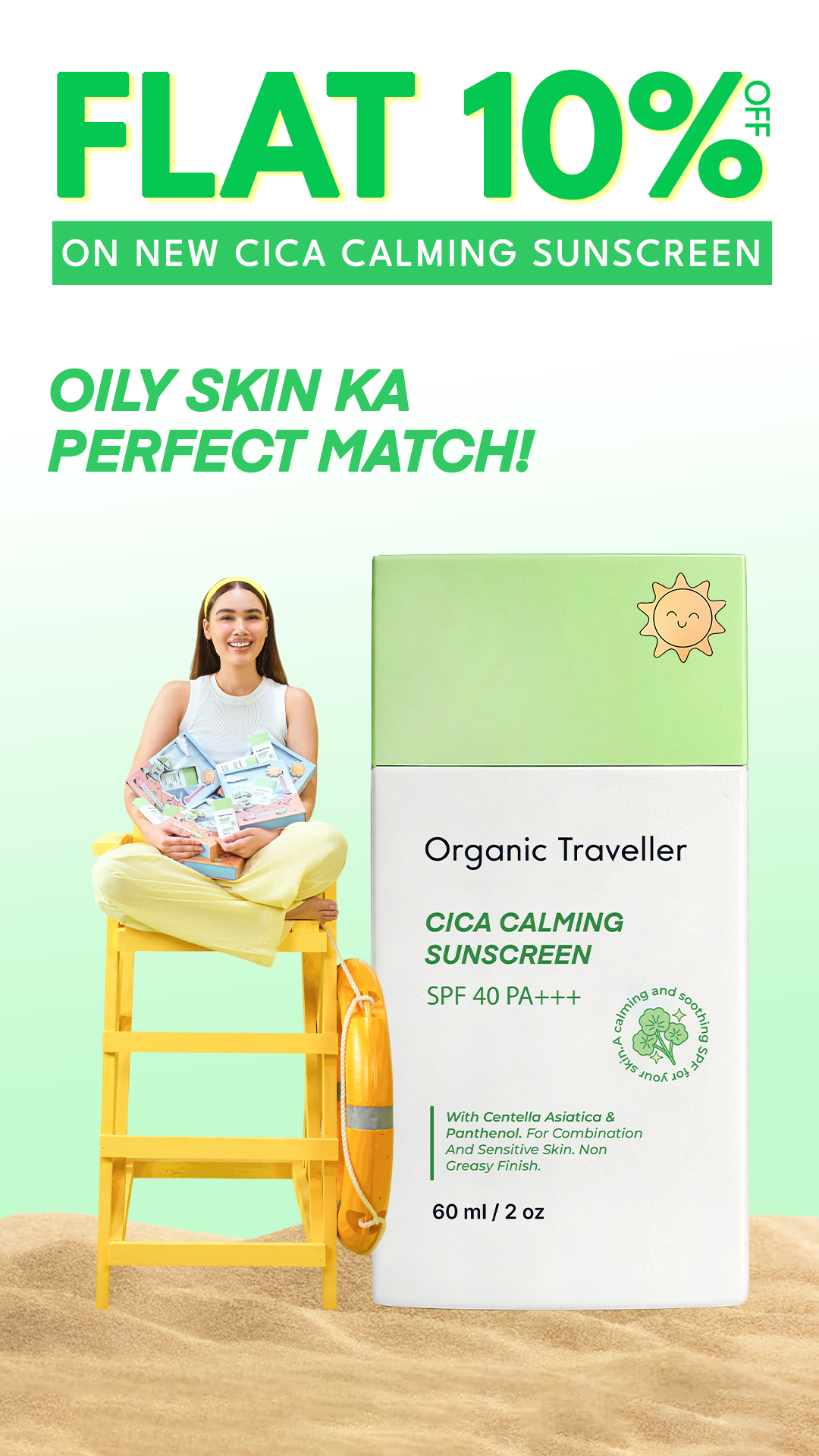 Organic Traveller - Skincare Facebook ad