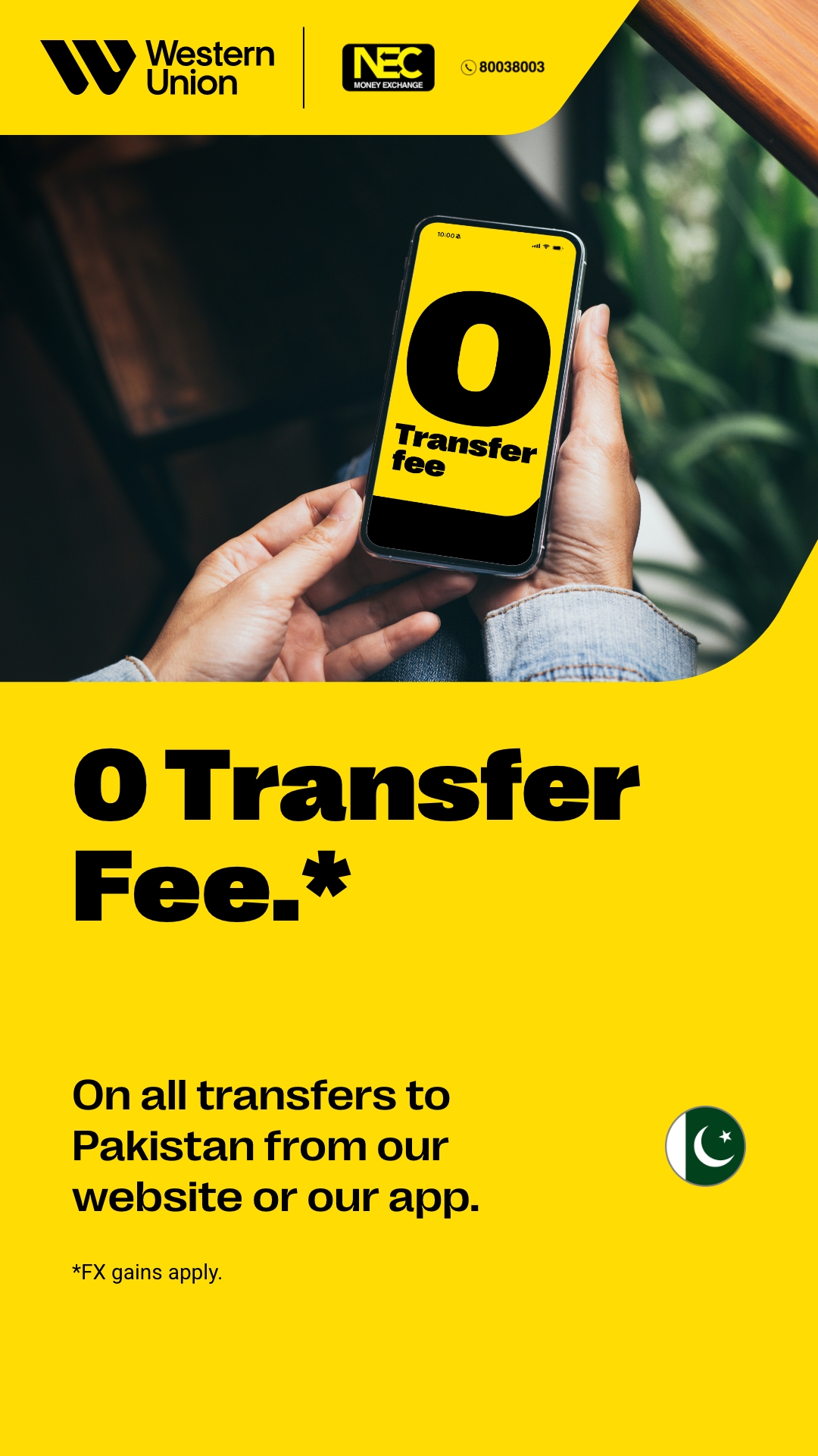 Western Union Facebook ad