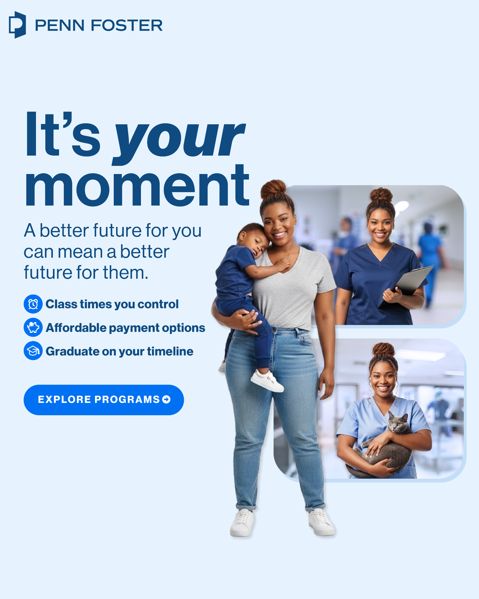 Penn Foster Facebook ad