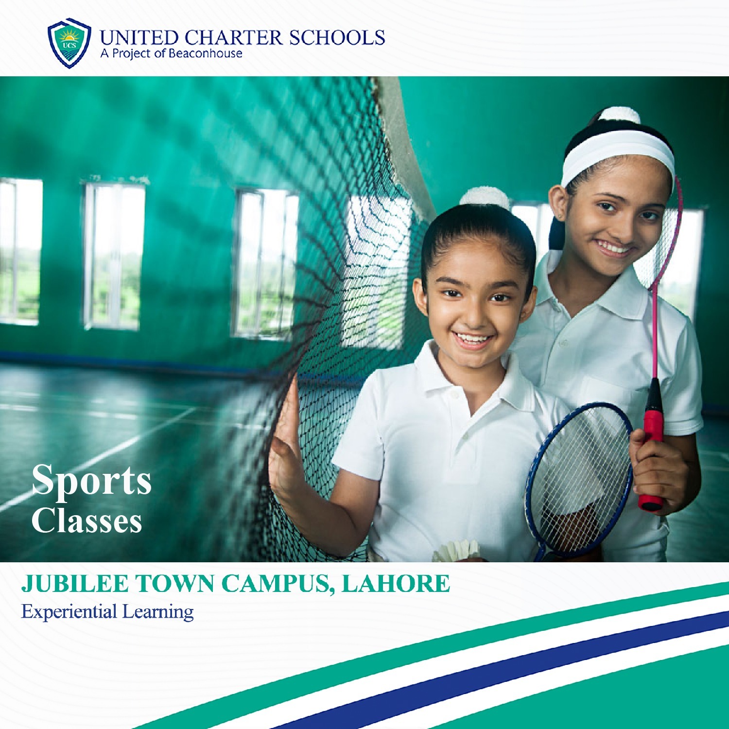 United Charter Schools Jubilee Town Campus Facebook ad: Admissions Open!