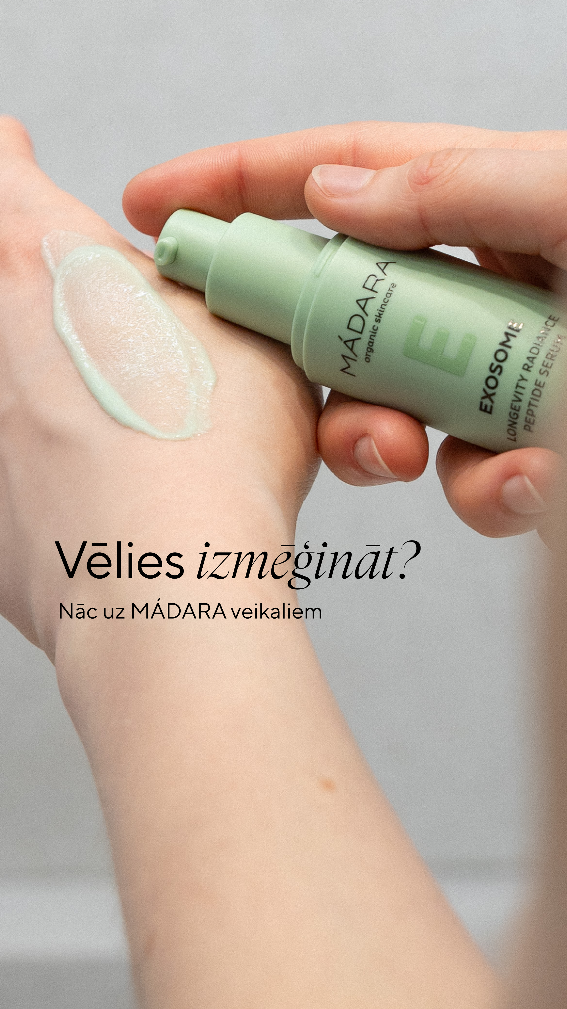 Mádara Organic Skincare Facebook ad