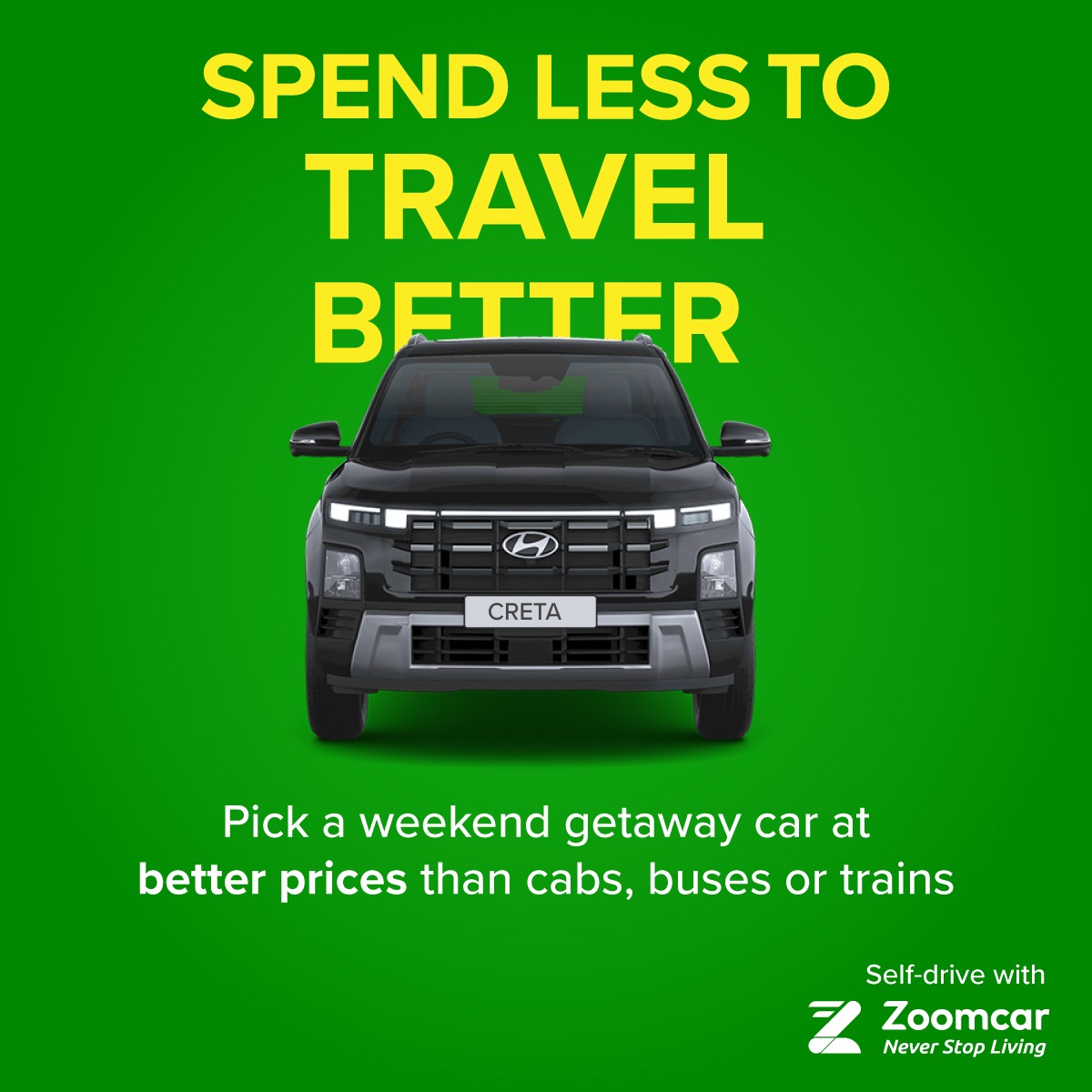 Zoomcar Facebook ad