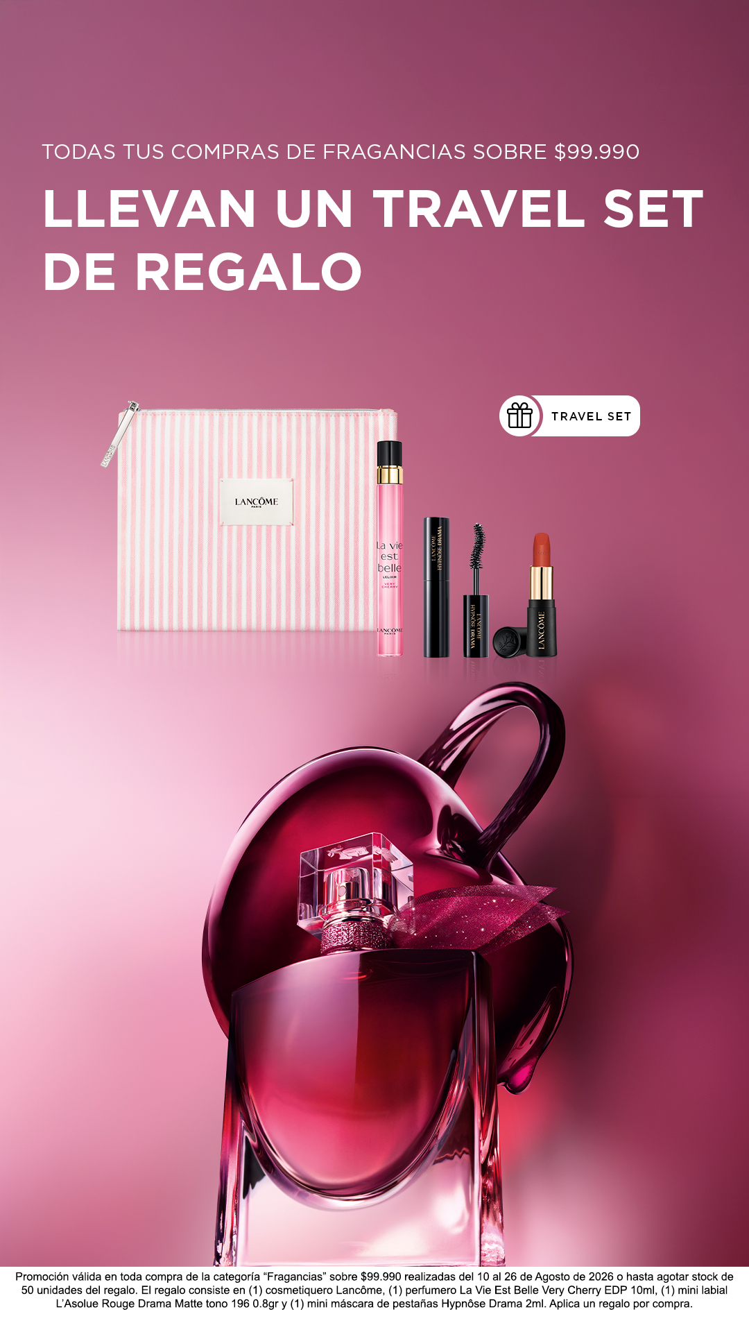 Lancôme Facebook ad from Aug 14, 2026