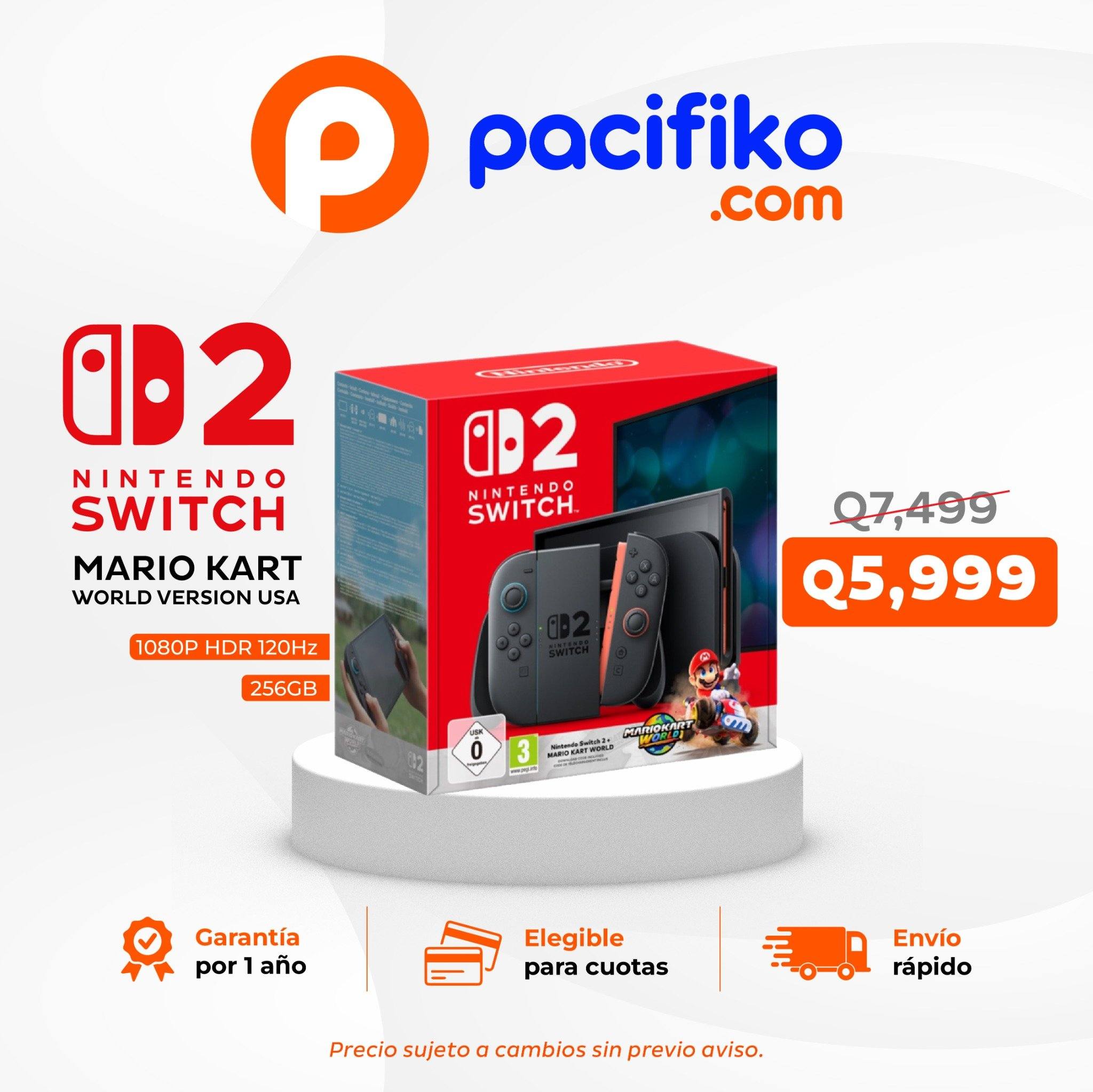 Pacifiko.com Facebook ad