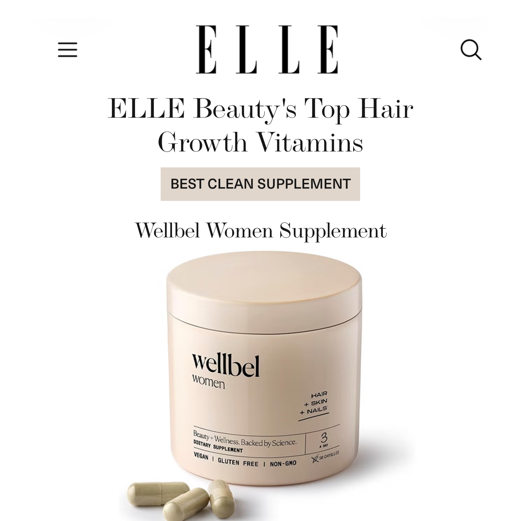 Wellbel Facebook ad