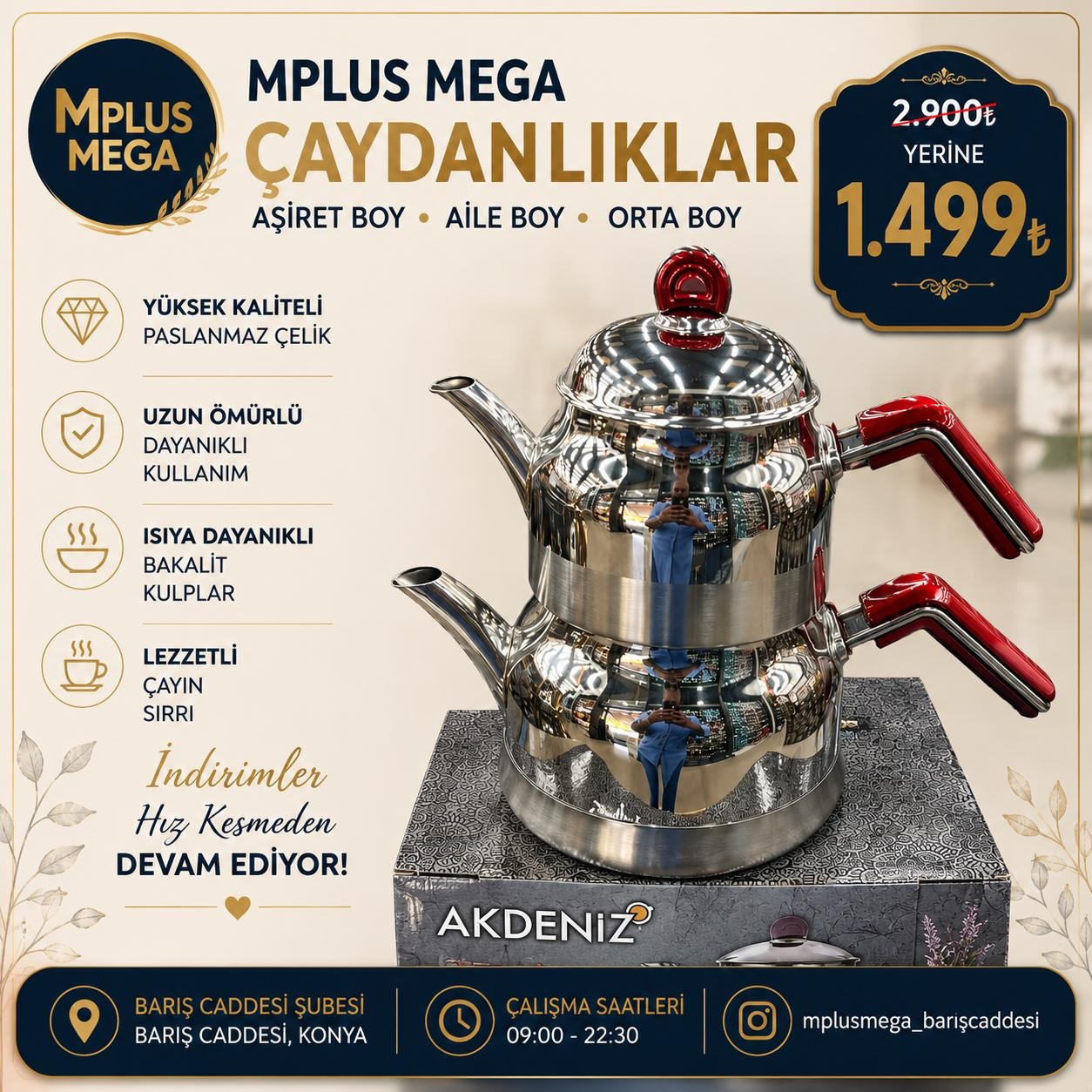 mplusmega_bariscaddesi Facebook ad: MAĞAZAMIZ AÇILDI