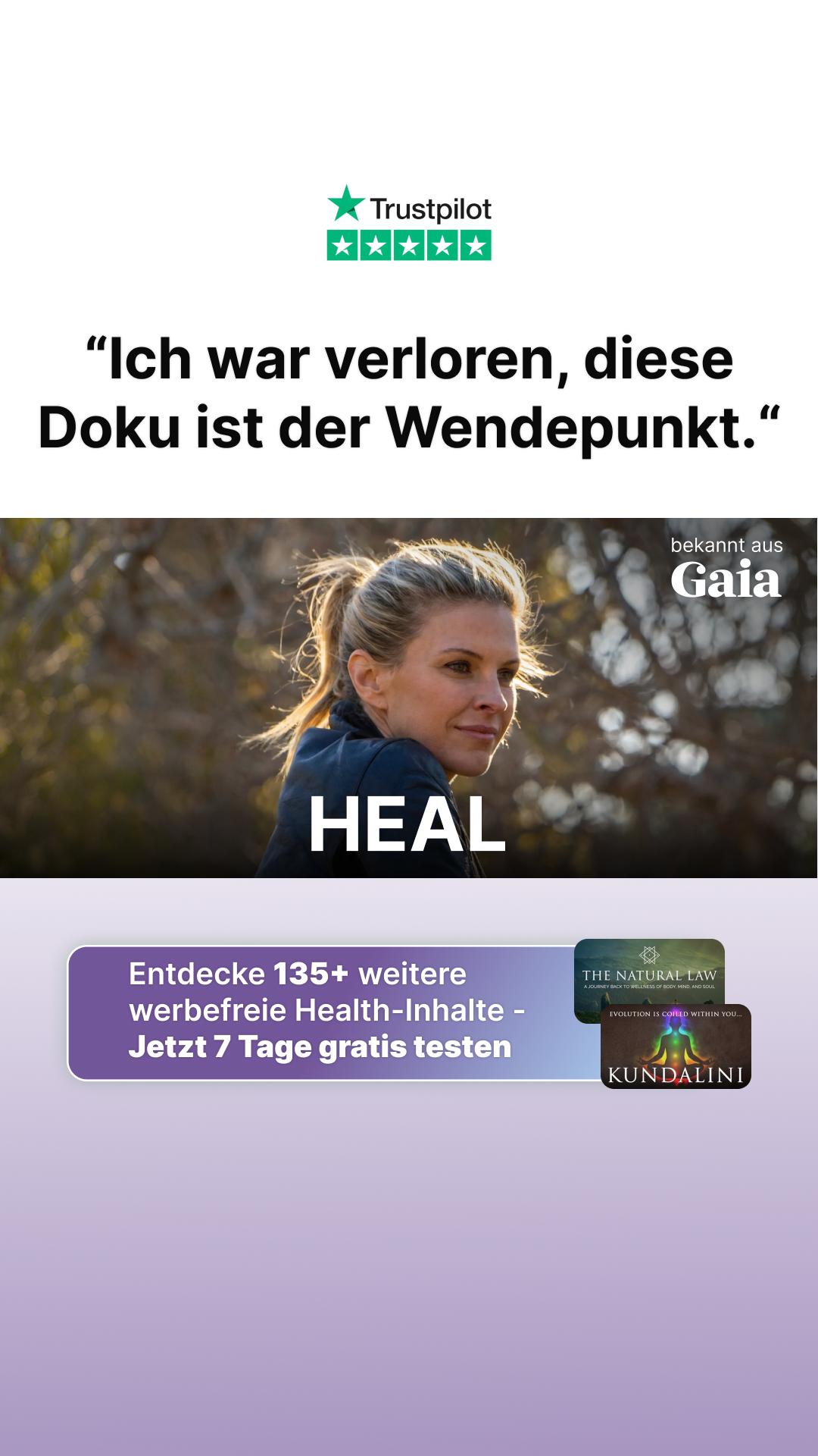 Wir sind Gaia Facebook ad